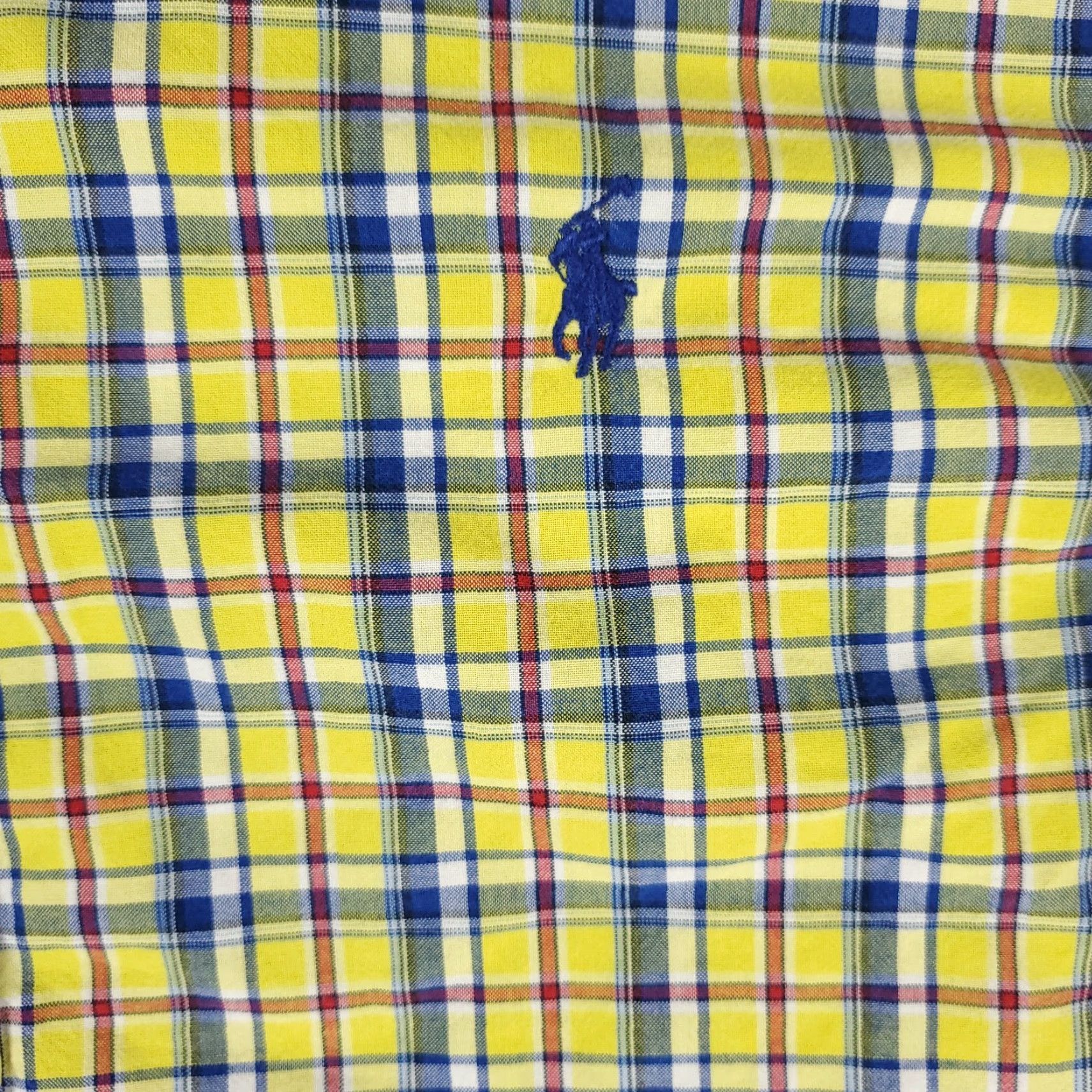 Ralph Lauren Ralph Lauren Shirt Mens Small Yellow Plaid Button-Up Long Sleeve Double Layered Cotton Classic Modern 90s Preppy Mens S Yellow Plaid Button-Down Size US S / EU 44-46 / 1 - 2 Thumbnail