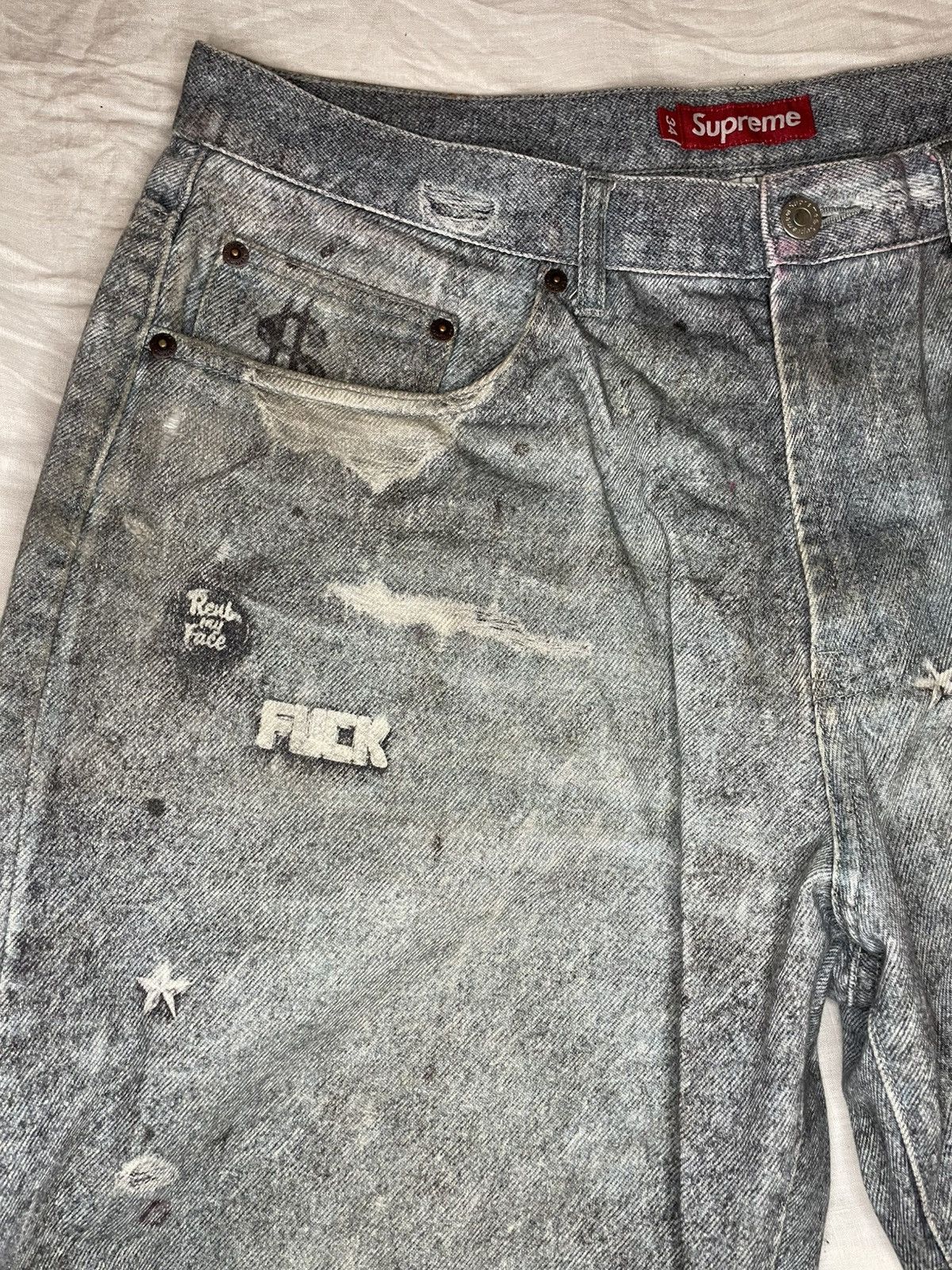 Supreme Supreme HJR Trompe L’oeil loose fit Jean Size US 34 / EU 50 - 5 Thumbnail