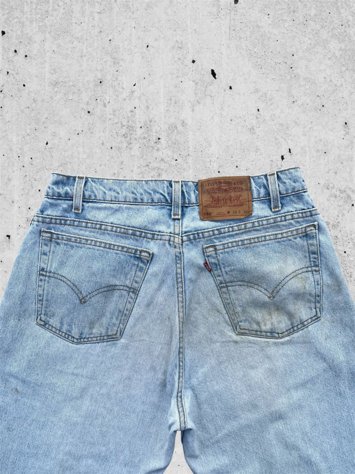 Jean × Levi's 🔥 Levi's 560 Rusty Distressed Denim W32🔥 Size US 32 / EU 48 - 10 Thumbnail