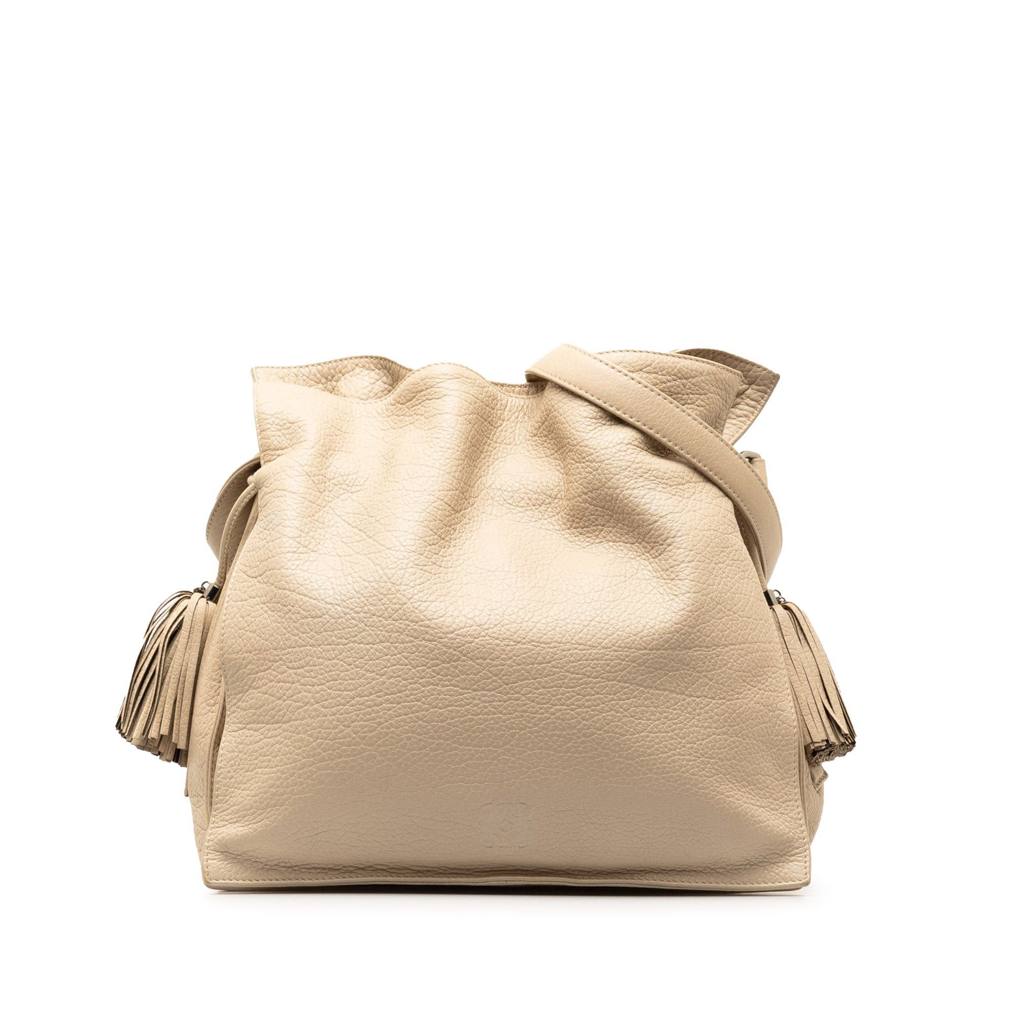 image of Loewe Flamenco Tassel Crossbody Crossbody Bag in Brown, Women's