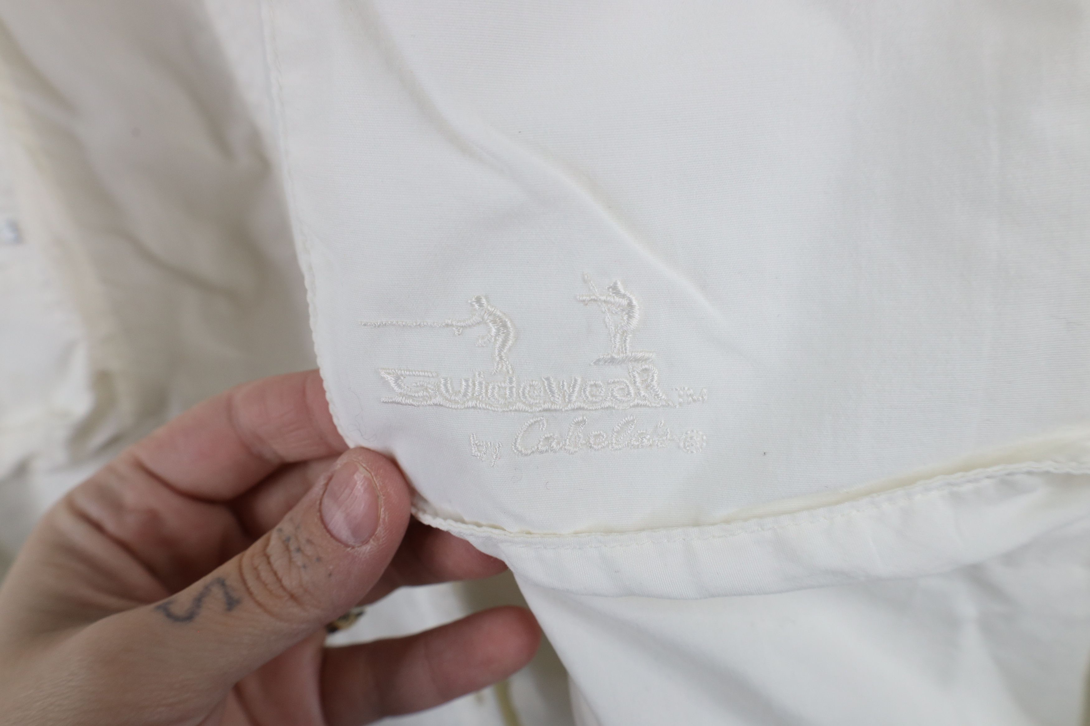 Cabelas × Vintage Vintage Cabelas Guidewear Safari Bush Button Shirt White Size US XL / EU 56 / 4 - 4 Thumbnail