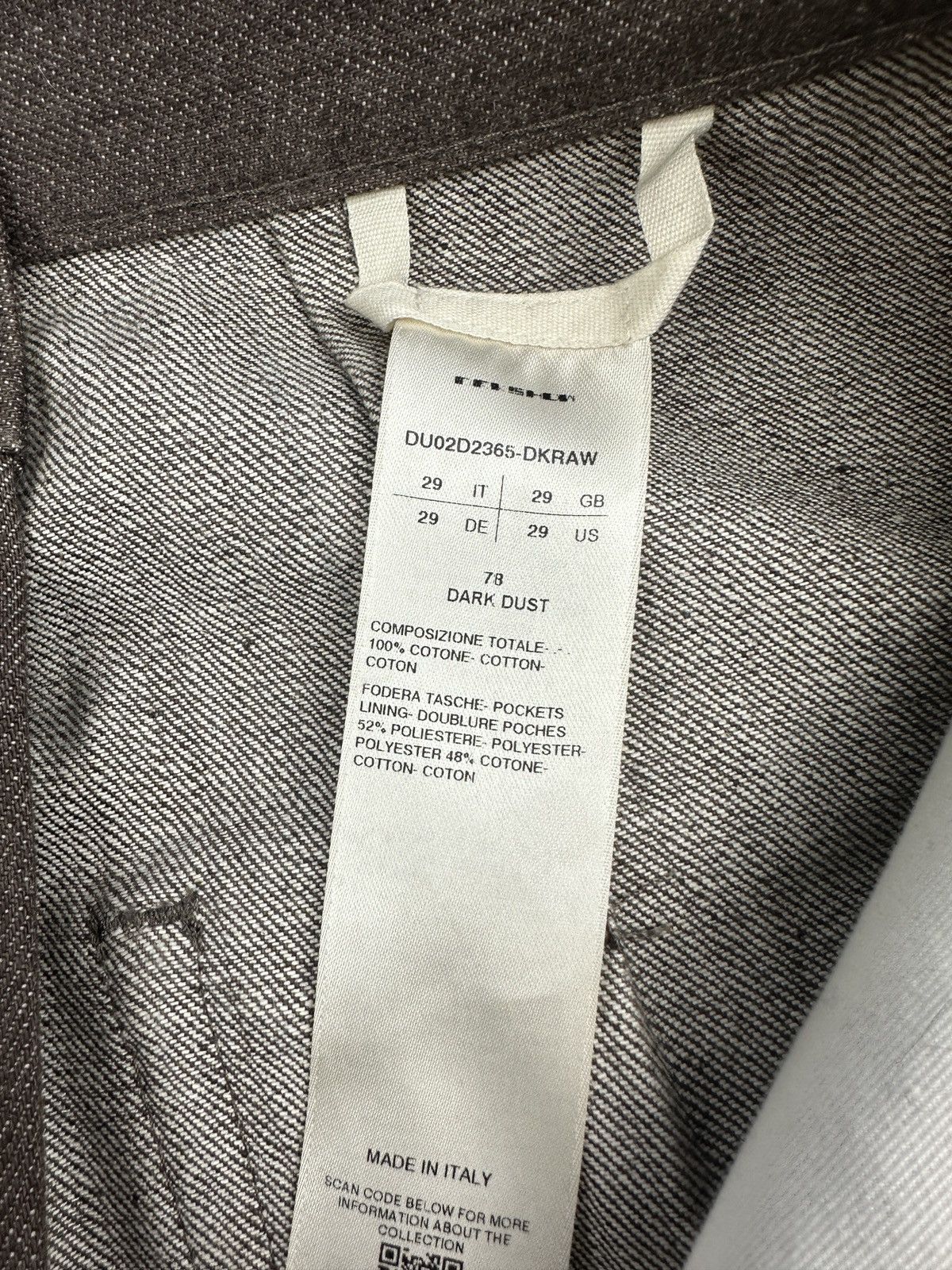 Rick Owens Bolan Bootcut Denim Size US 29 - 6 Thumbnail