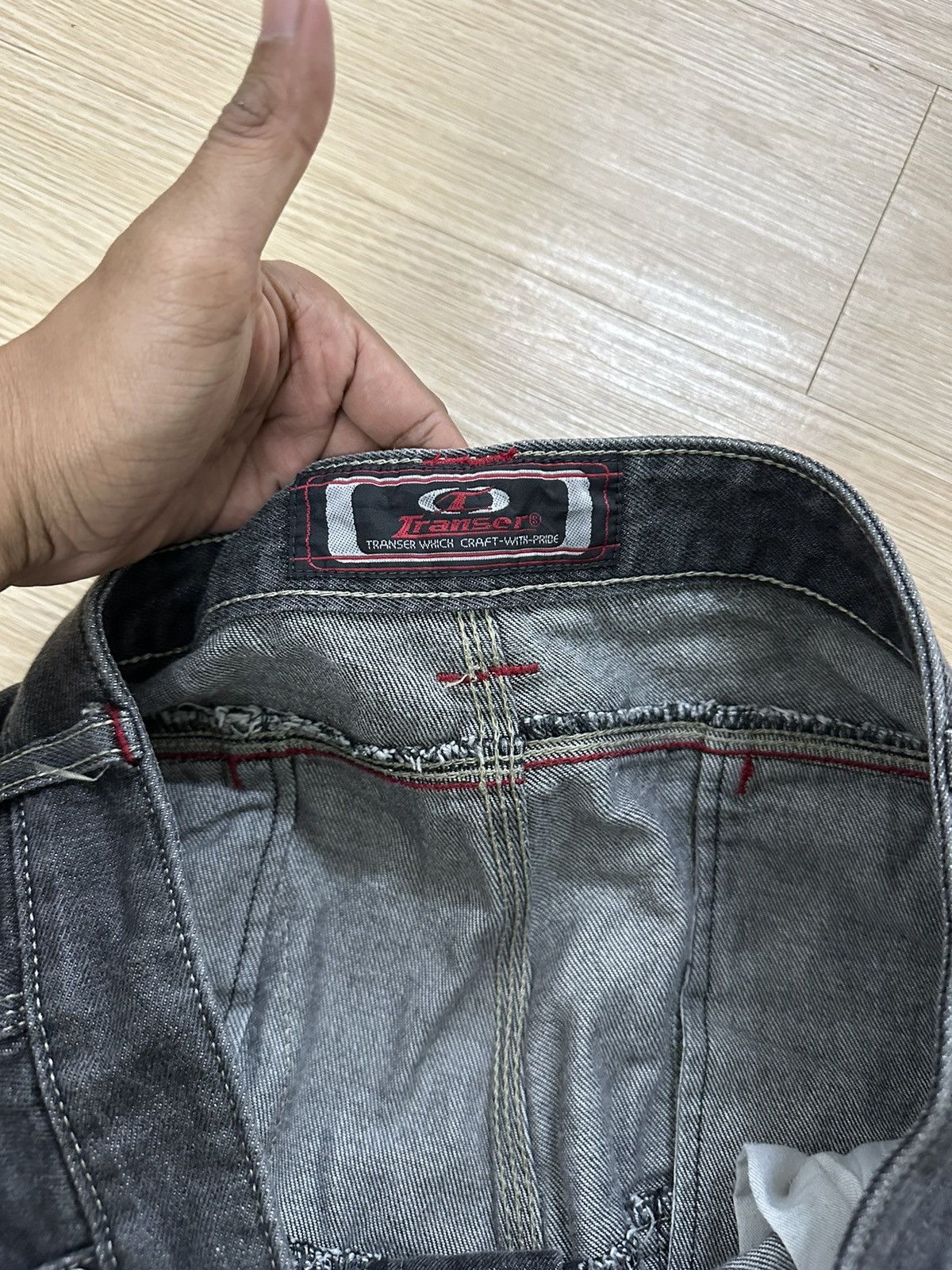Ecko Unltd. × JNCO × Southpole Vintage Transer Skate Denim Baggy Jorts Jeans Jnco Y2K Style Size US 32 / EU 48 - 8 Thumbnail