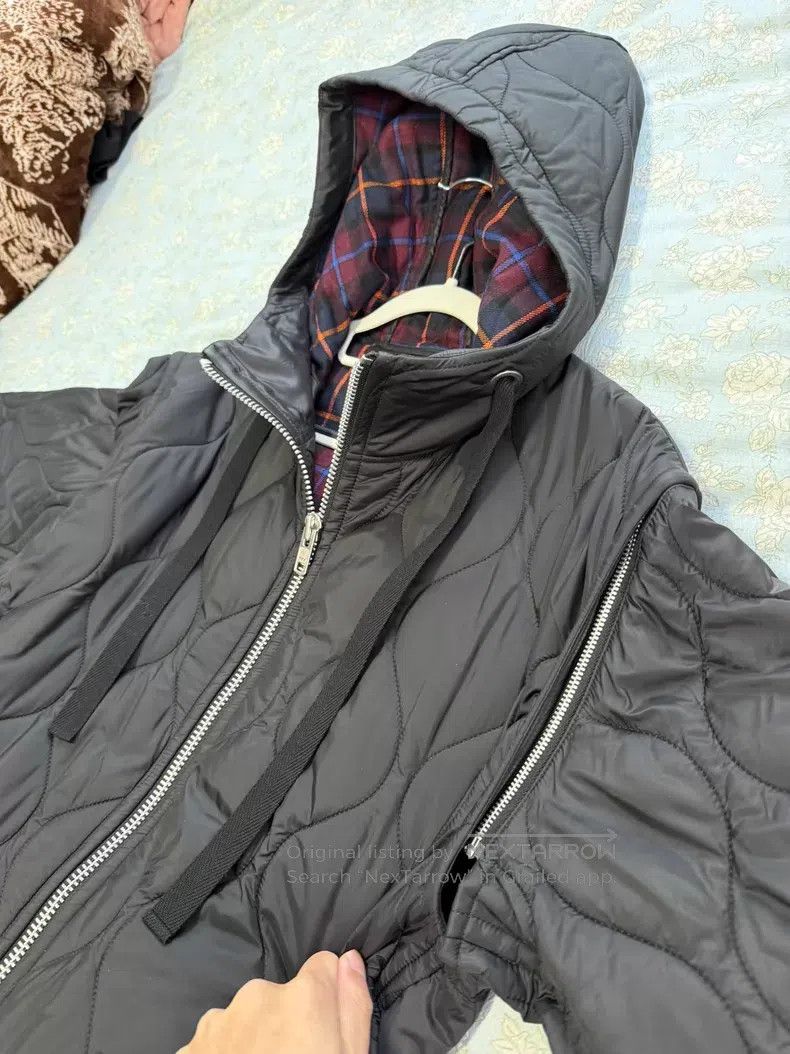 Comme des Garcons Comme Des Garcons Black Quilted Cotton Jacket Size M / US 6-8 / IT 42-44 - 7 Thumbnail