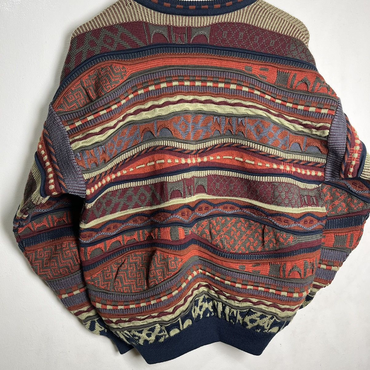 Coogi 90's Emaroo Australia Cardigan Knitted Sweater Size US L / EU 52-54 / 3 - 15 Thumbnail