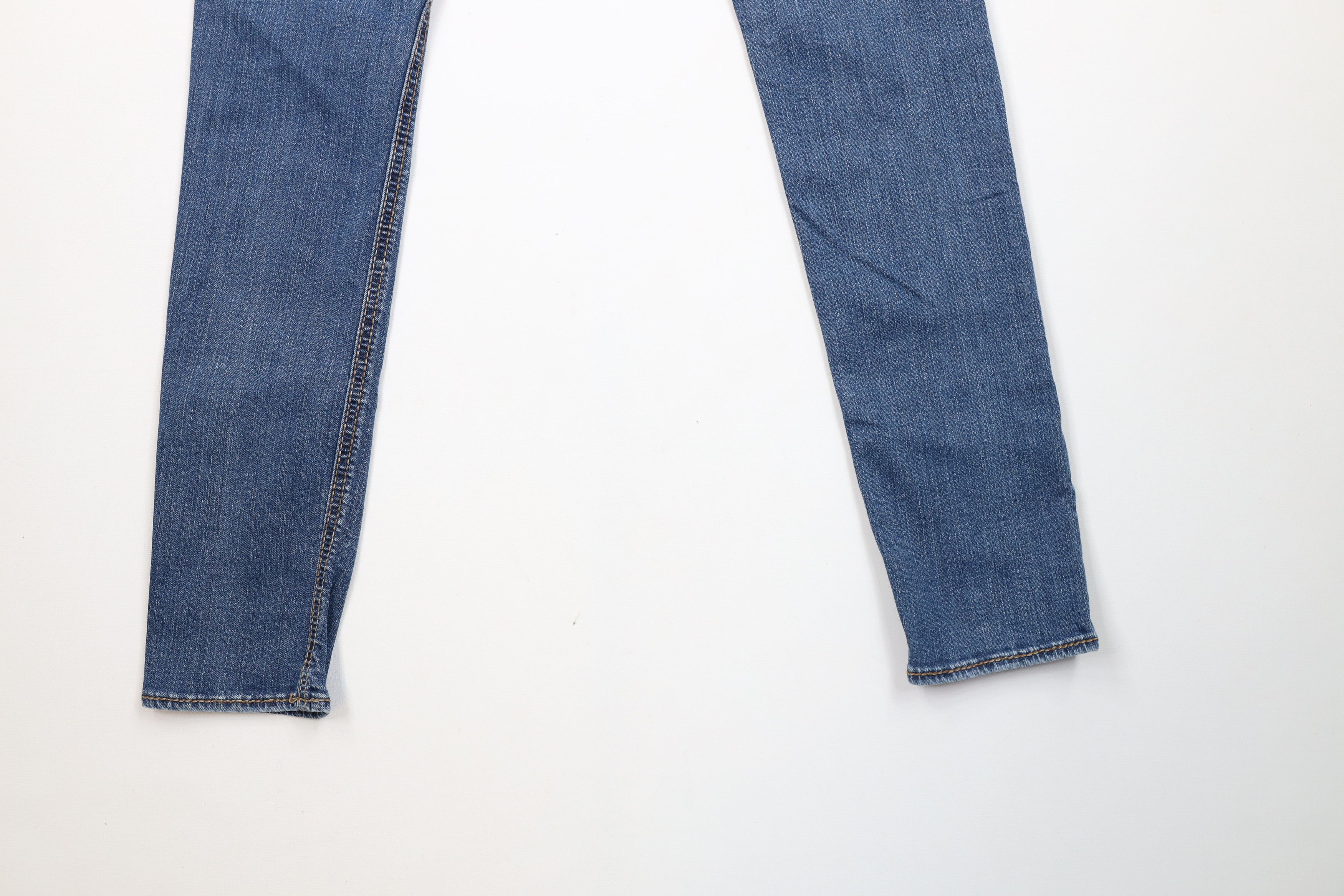 Vintage Buckle BKE Stretch Thick Stitch Skinny Leg Denim Jeans Size 28" / US 6 / IT 42 - 11 Thumbnail