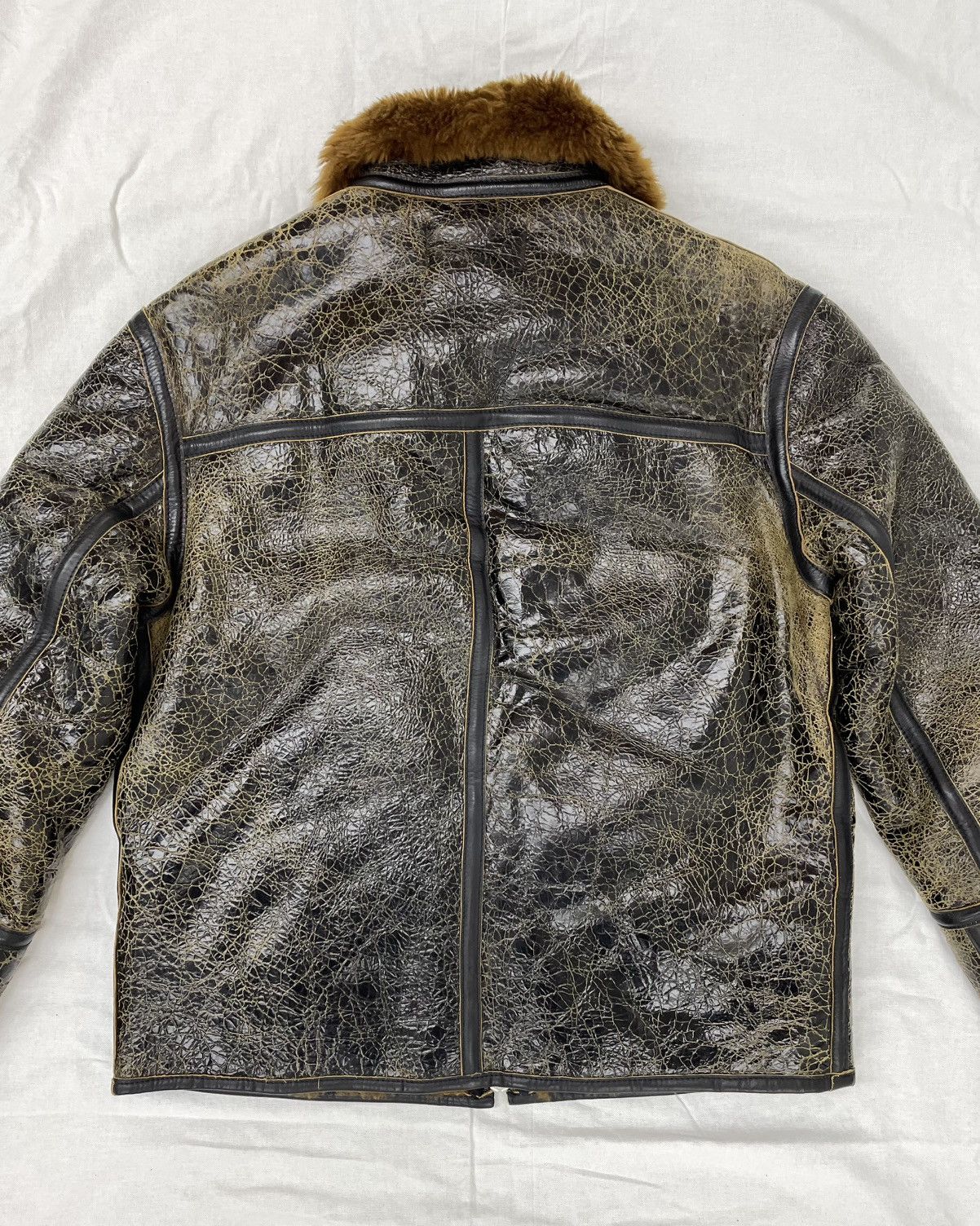 Our Legacy Our Legacy Shearling Jacket Spider Web Fall 2016 Size US M / EU 48-50 / 2 - 6 Thumbnail