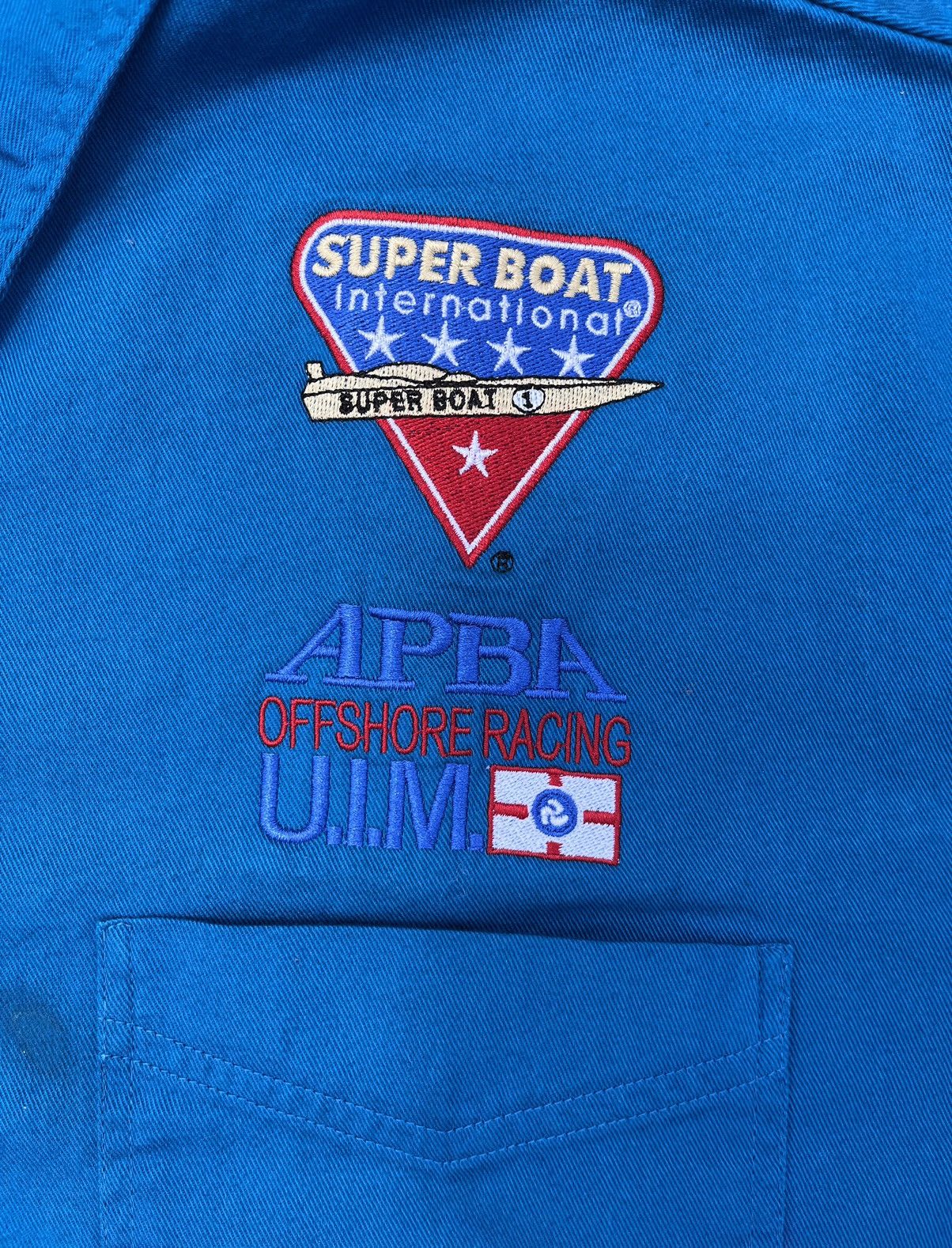 Vintage Vintage Racer Blue Button Up Size US XL / EU 56 / 4 - 3 Thumbnail