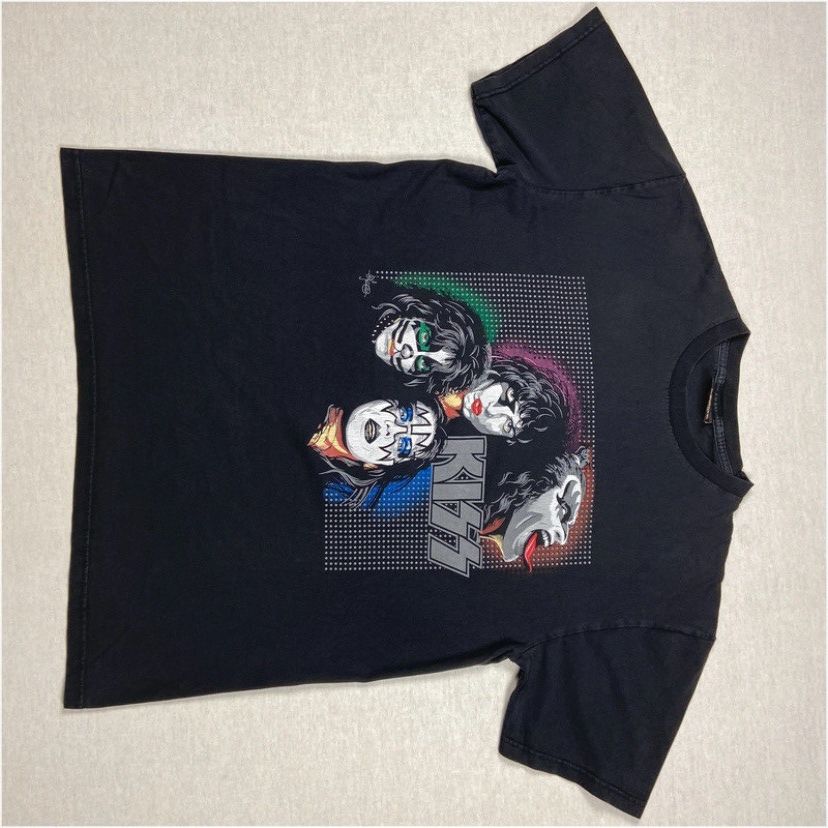 Vintage Vintage Kiss T-shirt Size US XL / EU 56 / 4 - 2 Thumbnail