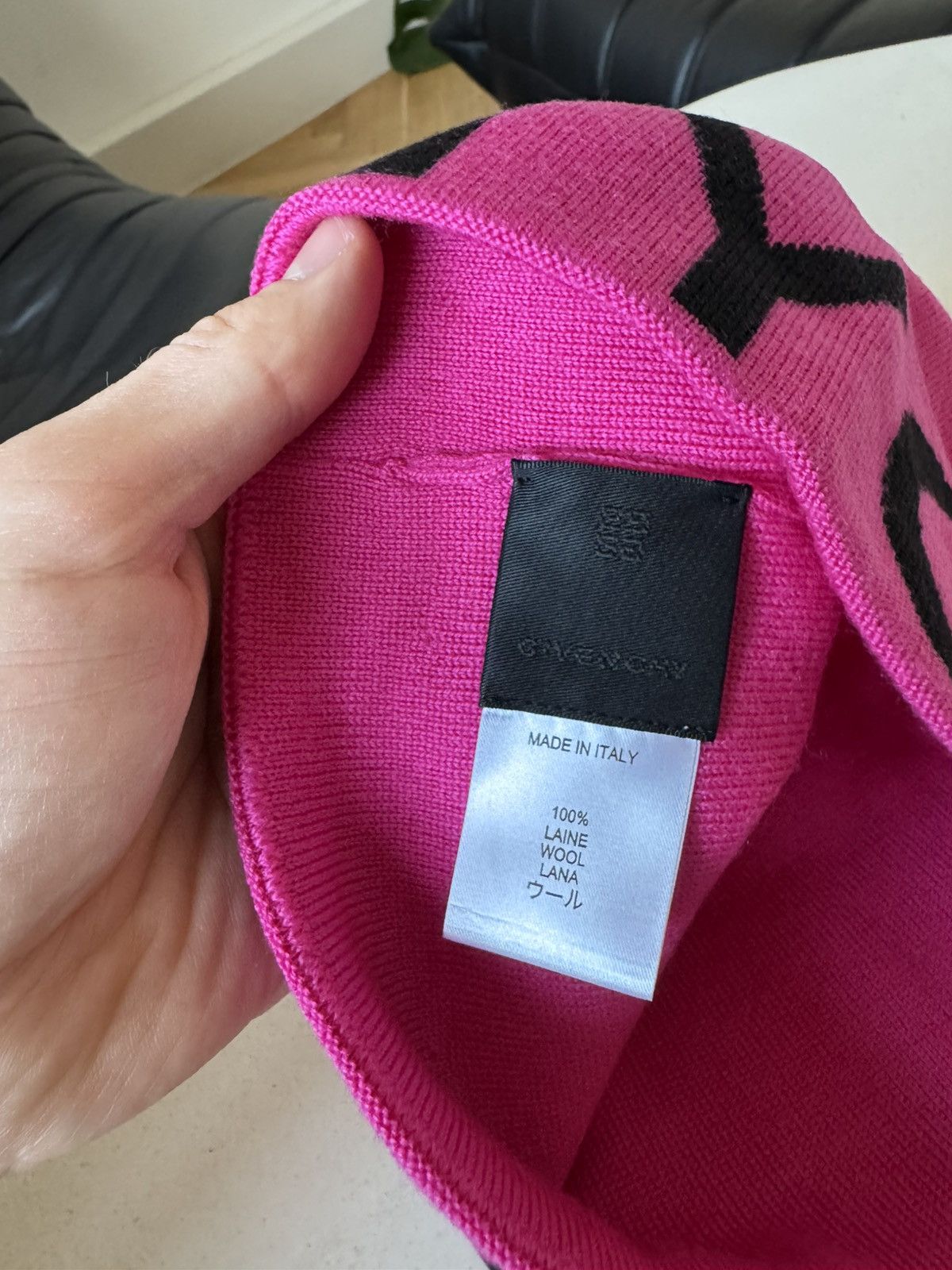 Givenchy Givenchy Intarsia Knit Logo Beanie Designer Luxury High End Size ONE SIZE - 4 Thumbnail