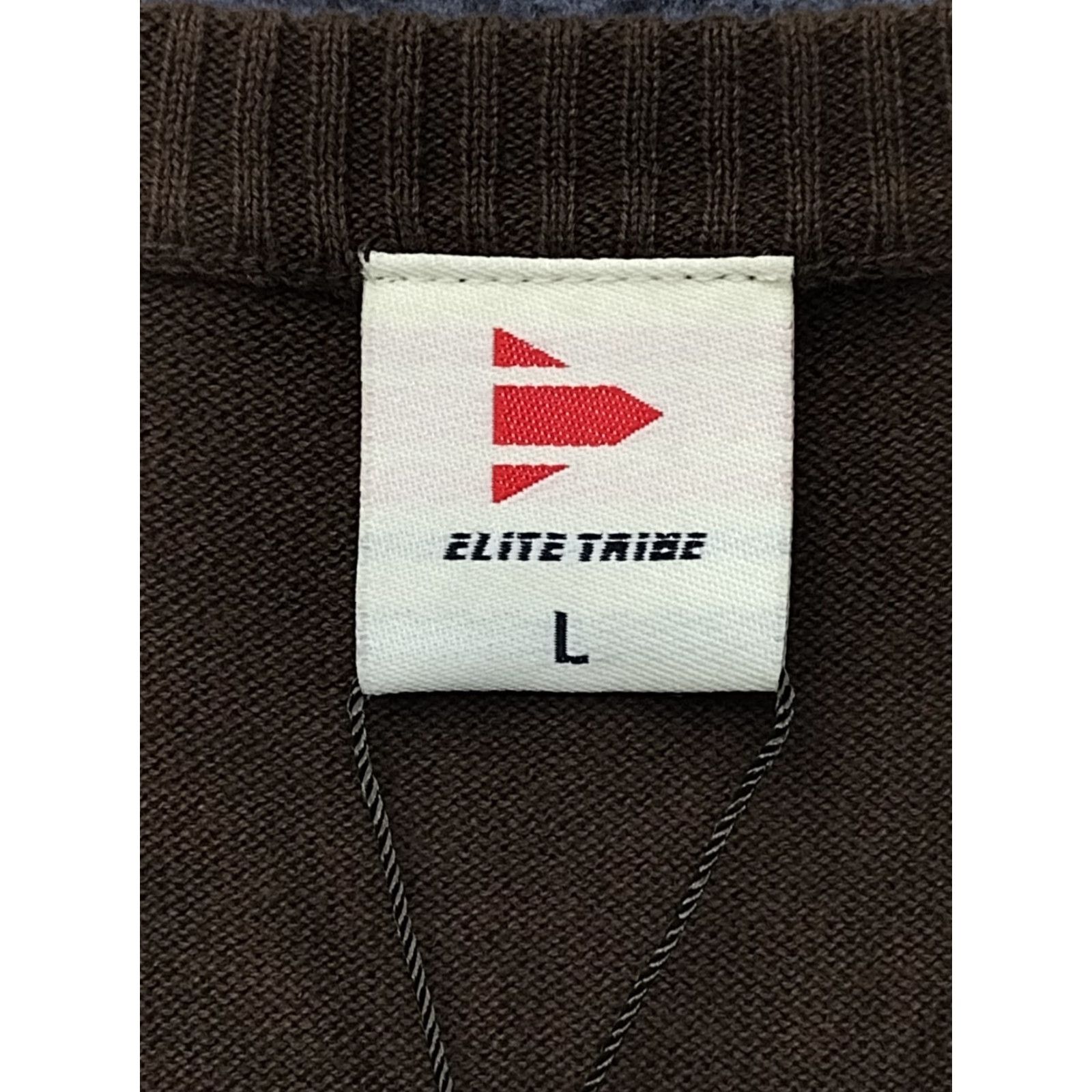 Aeronautica Militare Elite Tribe Aeronautica Militare 2 Button Long Sleeve Knitted Sweater Brown L Mens Pullover Knit Wool V-Neck Size US L / EU 52-54 / 3 - 6 Thumbnail