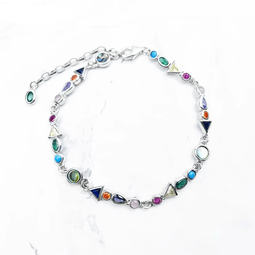 Other Link Chain Bracelets Colorful stones Size ONE SIZE - 2 Thumbnail