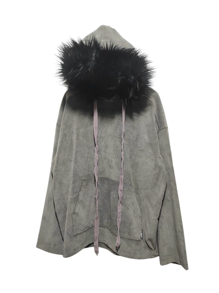 Hysteric Glamour AJOBYA/O Corduroy Fur Hoodie i6w9 Lgb Style Size US XL / EU 56 / 4 - 1 Thumbnail