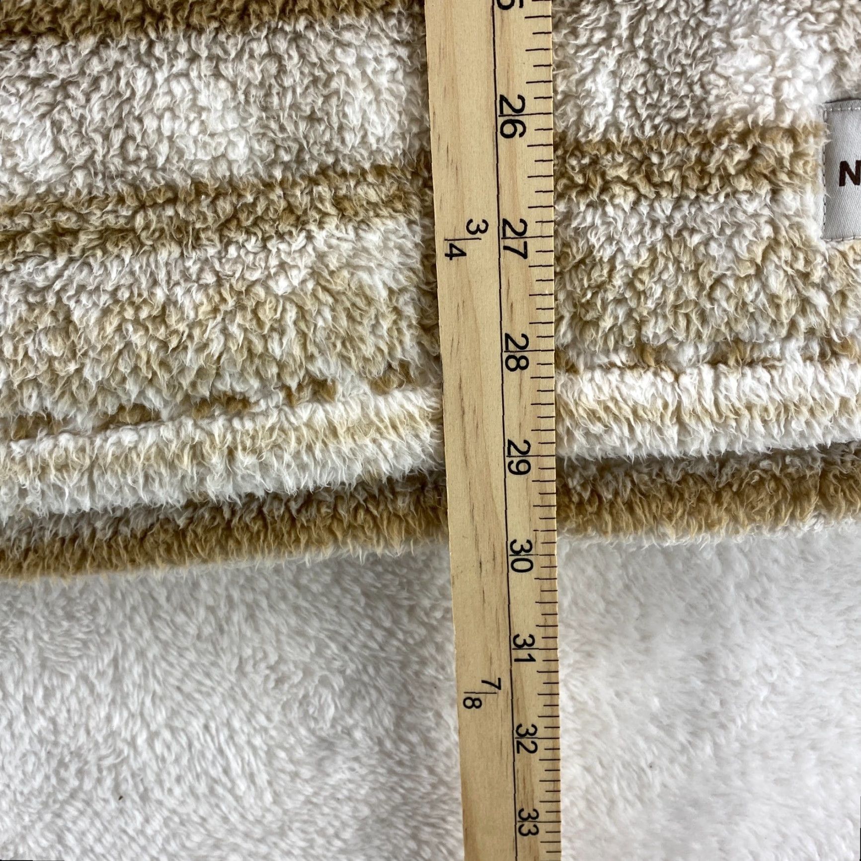 The North Face VINTAGE North Face Sherpa Fleece Womens XL Hooded Pullover Brown White 3/4 Zip Pockets Size XL / US 12-14 / IT 48-50 - 6 Thumbnail