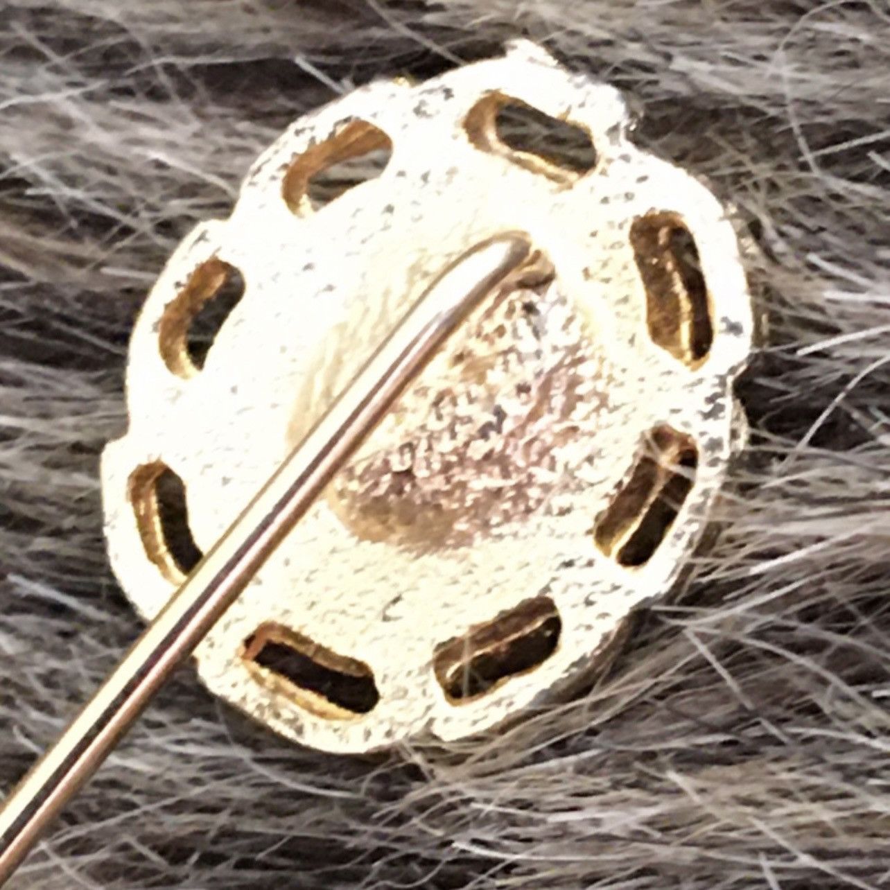 Vintage Vintage antique oval opal cabochon stick pin hat pin Size ONE SIZE - 7 Thumbnail