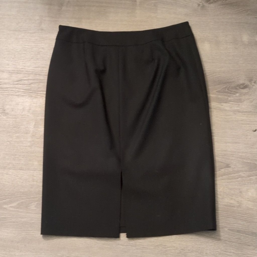 Other Classiques entier black wool blend pencil skirt size 8 Size 30" / US 8 / IT 44 - 5 Thumbnail