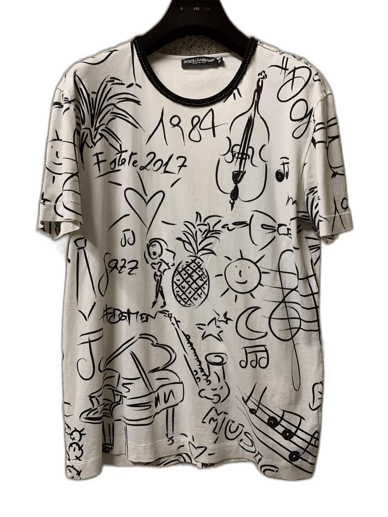 Dolce & Gabbana Dolce Gabbana Jazz Special Edition T-Shirt Size US L / EU 52-54 / 3 - 1 Thumbnail