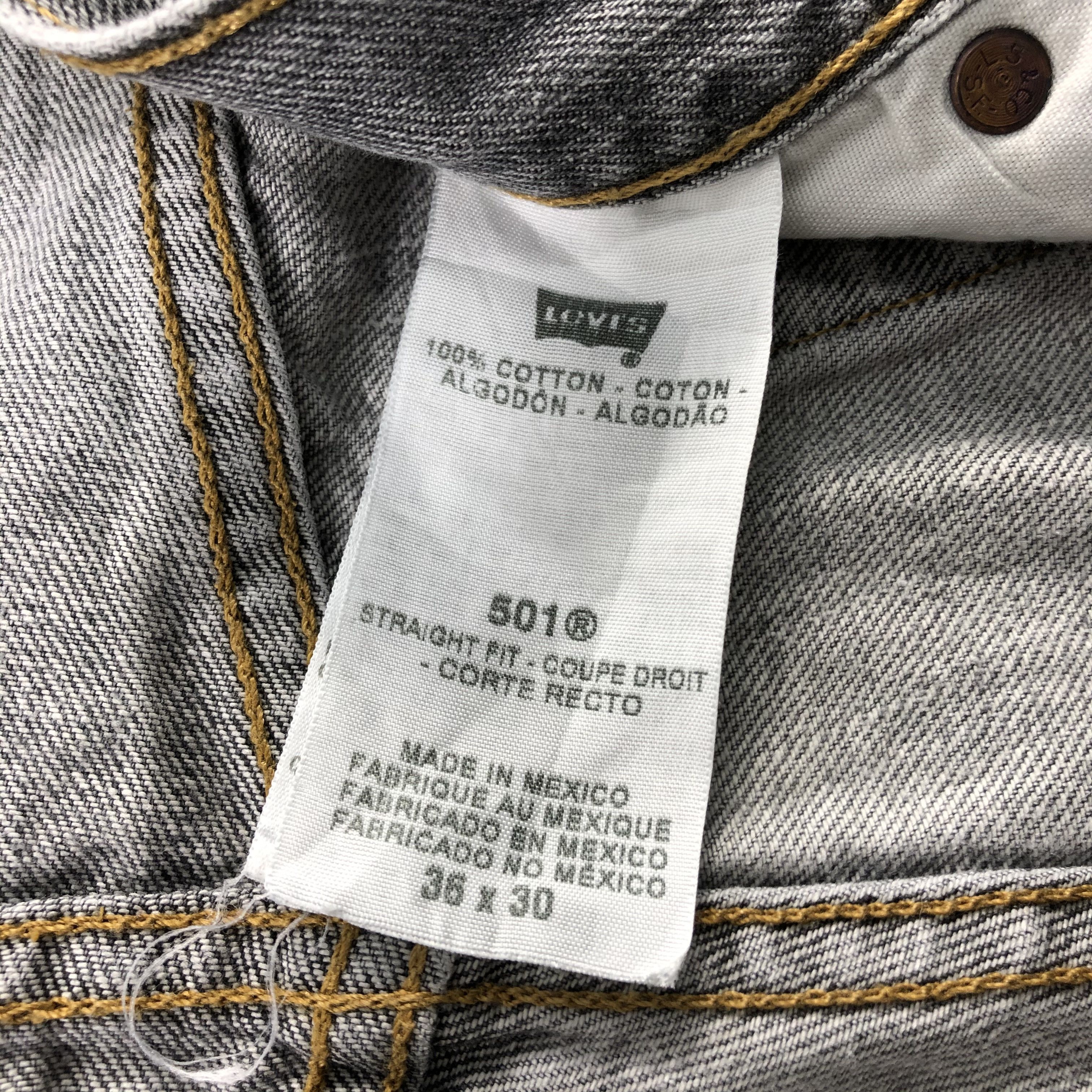 Levi's × Vintage Vintage Y2k Faded Black Levis 501 Jeans-JM1650 Size US 36 / EU 52 - 11 Thumbnail