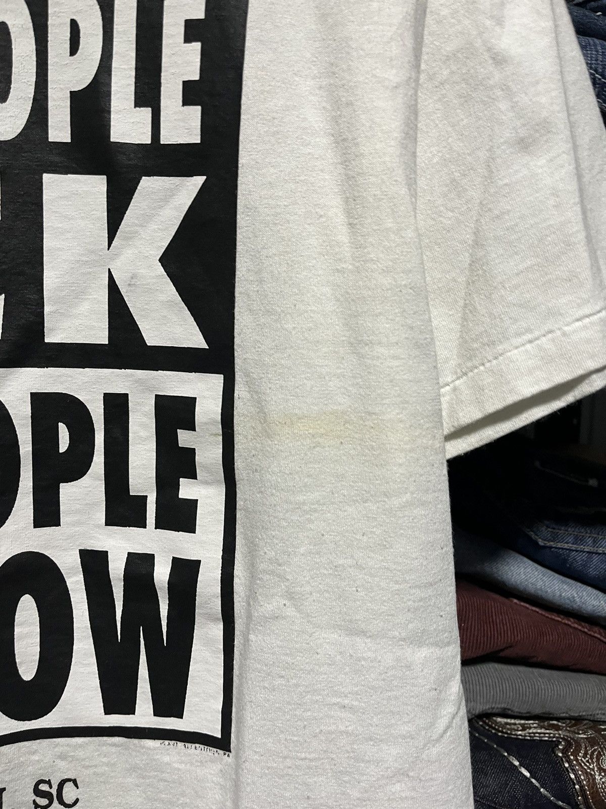 Vintage VINTAGE MEAN PEOPLE SUCK NICE PEOPLE SWALLOW PORNSTAR TEE Size US L / EU 52-54 / 3 - 4 Thumbnail