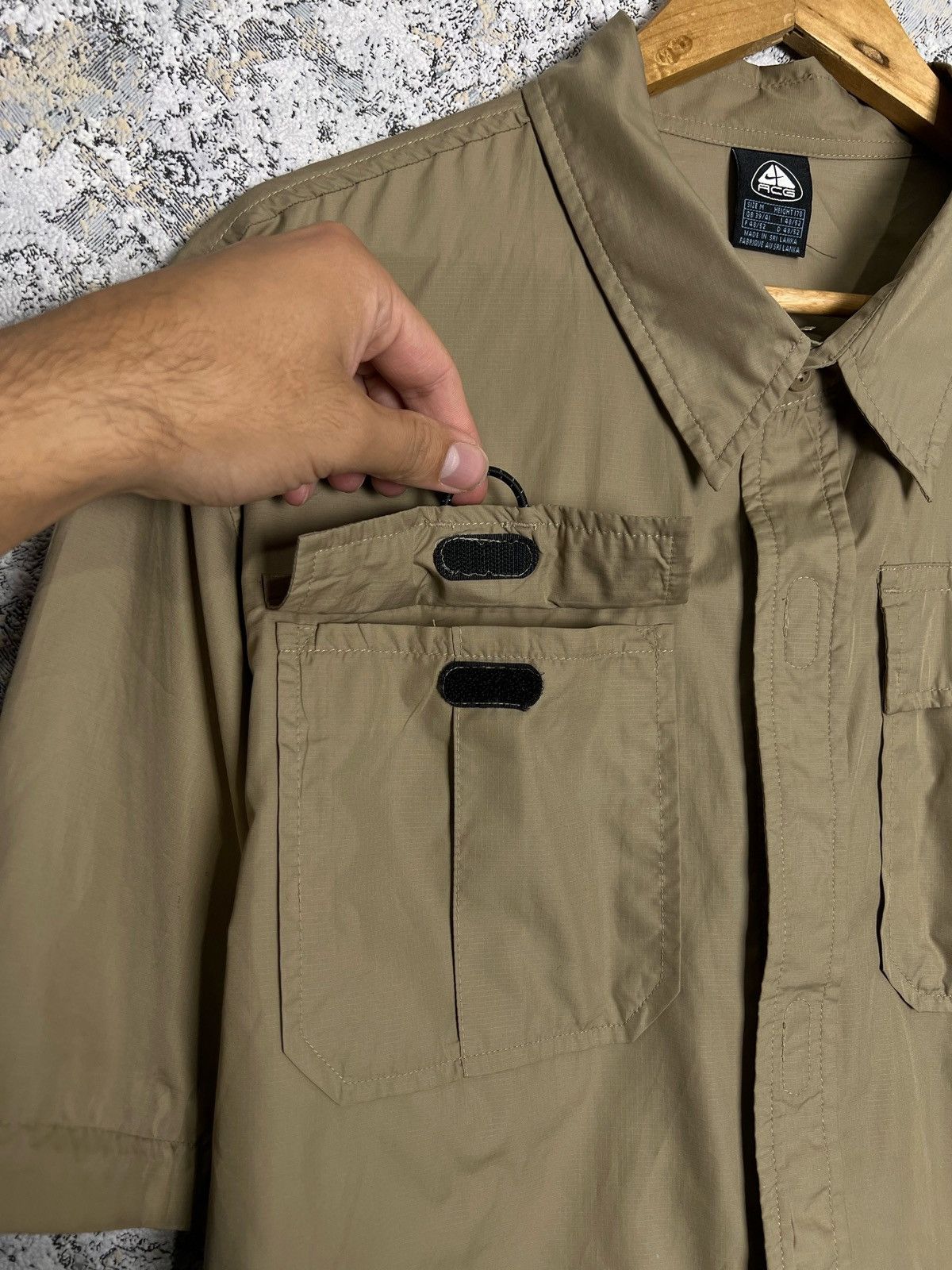 Nike × Nike ACG × Vintage Vintage Nike ACG Shirt Pocket Size M Size US M / EU 48-50 / 2 - 5 Thumbnail