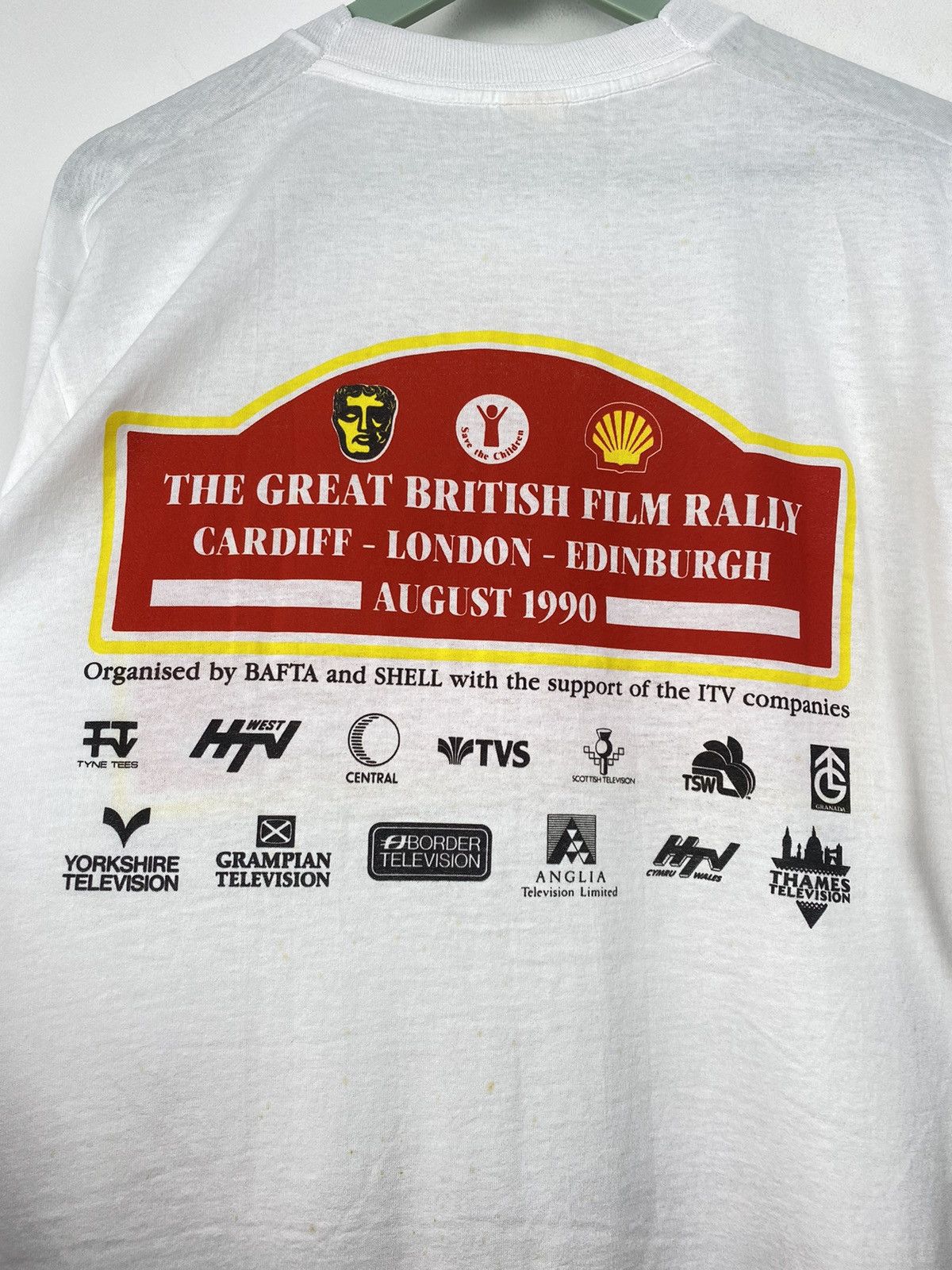 Vintage Vintage The Great British Film Rally 1990 T Shirt Tee F1 Size US L / EU 52-54 / 3 - 9 Thumbnail