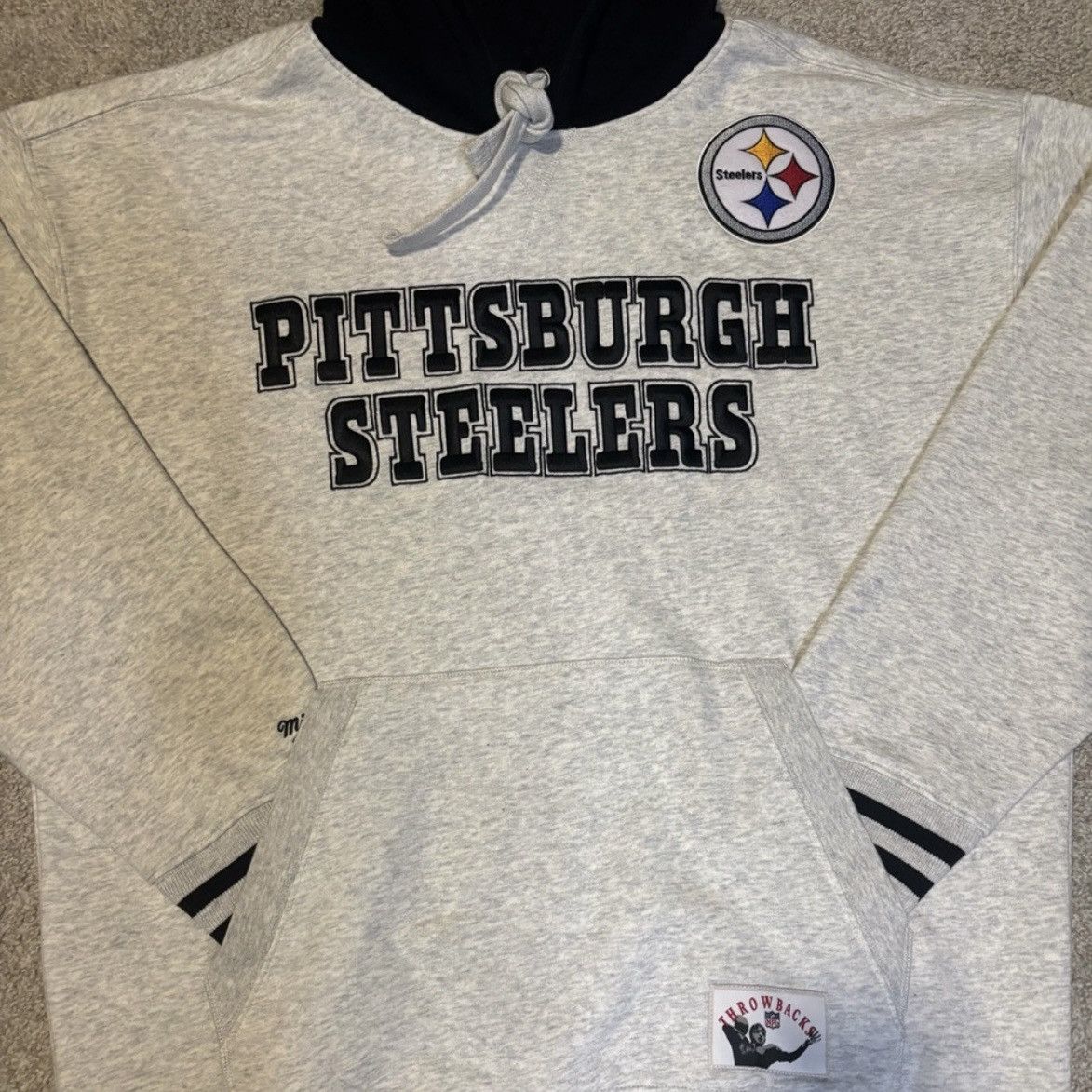 Mitchell & Ness Mitchell & Ness Steelers Off Season Hoodie Medium Size US M / EU 48-50 / 2 - 2 Thumbnail