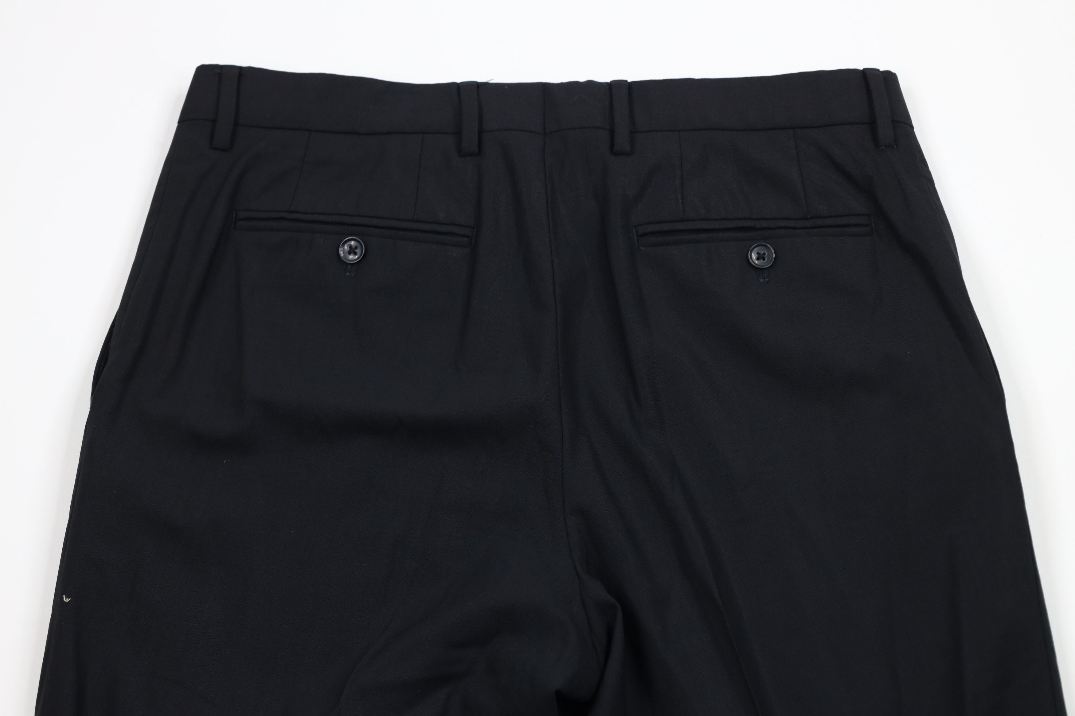 Banana Republic × Vintage Banana Republic Fit Wool Stretch Chino Pants Trousers Black Size US 33 - 8 Thumbnail