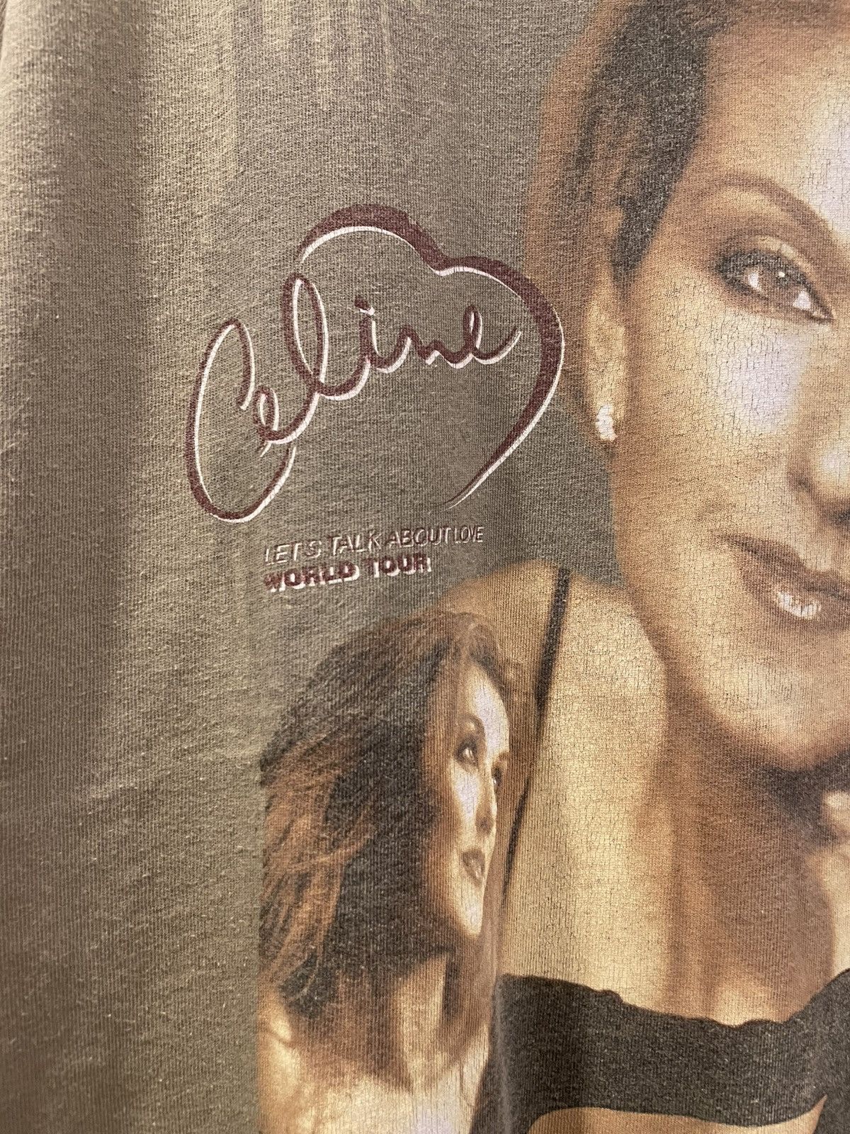 Band Tees Vintage 90s Celine Dion T-Shirt Size US XL / EU 56 / 4 - 4 Thumbnail