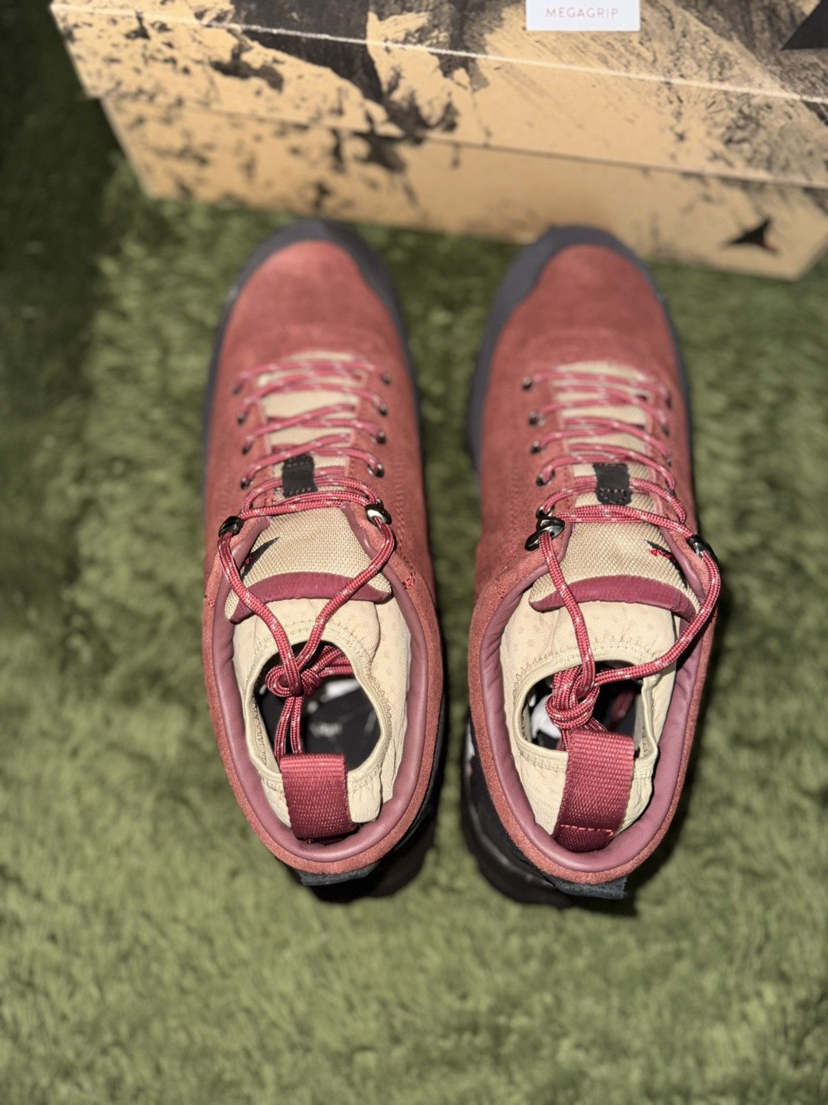ROA [EU 44] ROA Hiking Neal Suede Sneakers Burgundy Black Size US 10.5 / EU 43-44 - 3 Thumbnail
