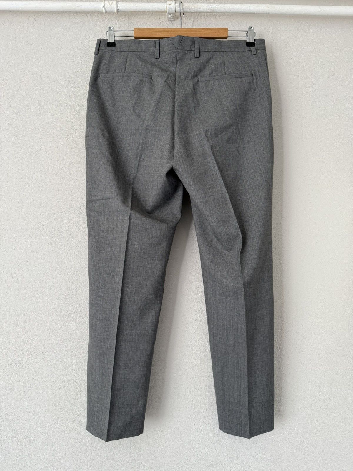 Prada Slim Wool Trousers in Grey Size US 34 / EU 50 - 5 Thumbnail