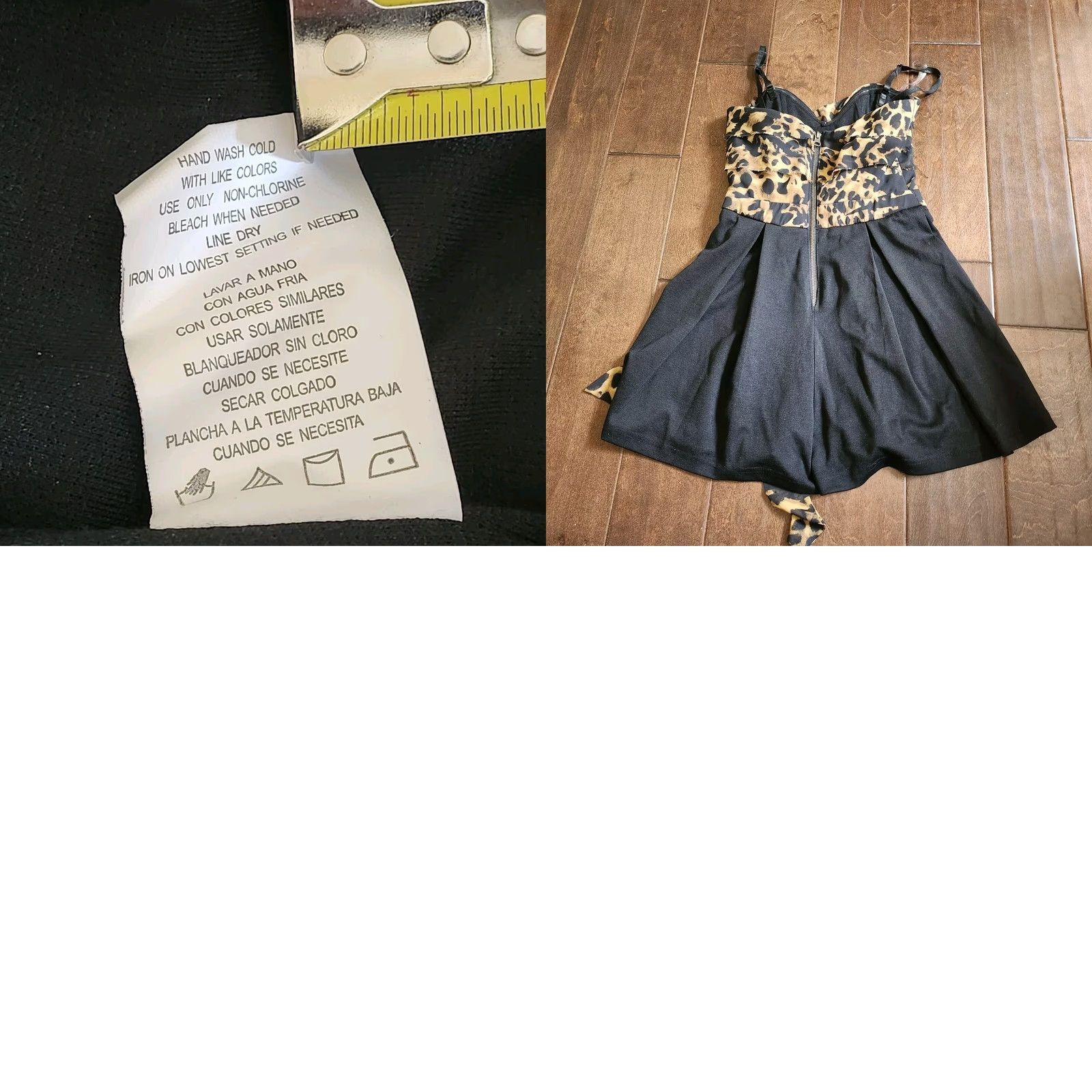 XOXO XOXO Romper - Leopard Print - Juniors - Sleeveless - Zip - Multicolor - 1/2 - One-Piece - Casual/Travel/Party - Teens Women s Womens Size 25" / US 0 / IT 36 - 11 Thumbnail