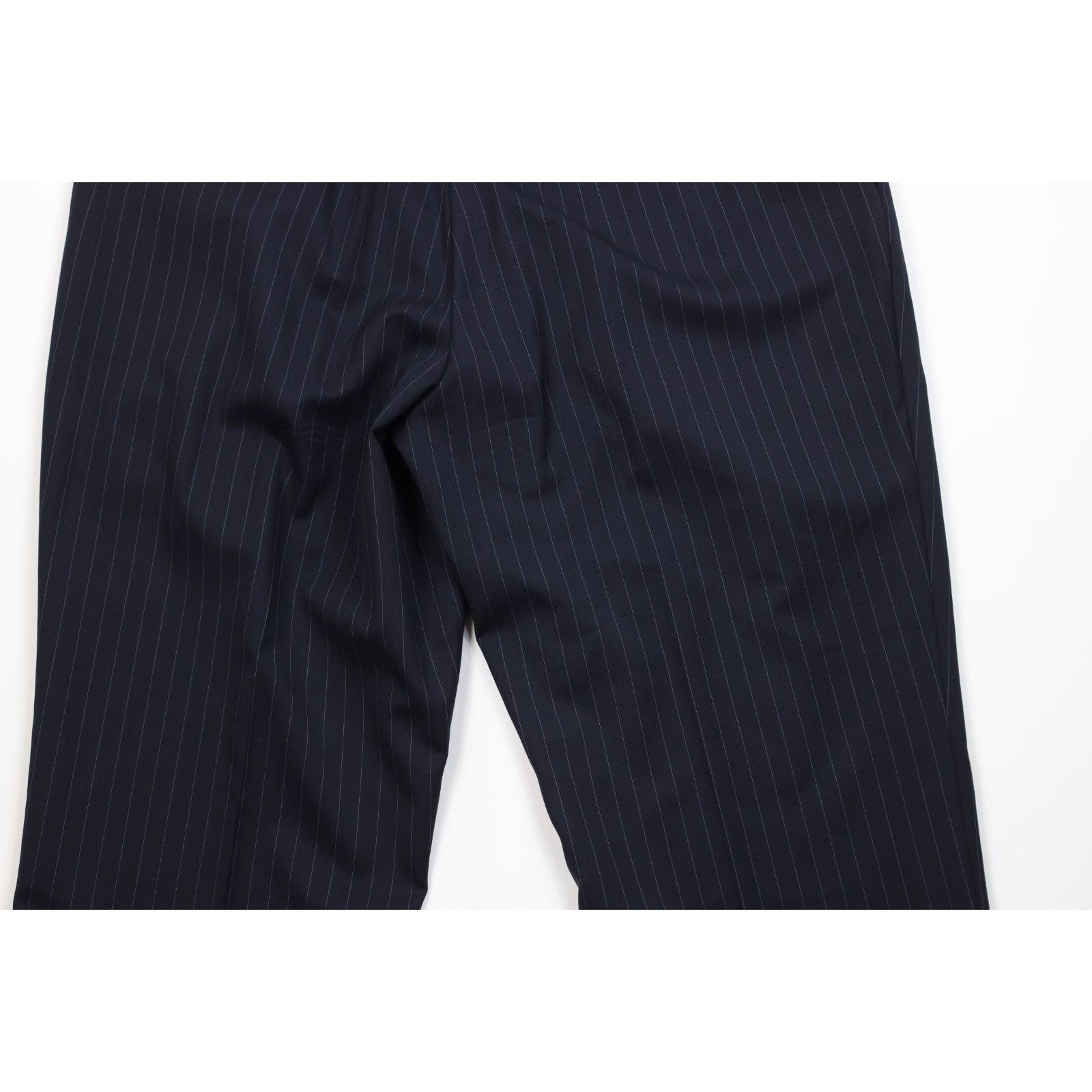 Chaps Vintage Chaps 2 Piece Wool Pinstriped Suit Wedding Size 44S - 16 Thumbnail