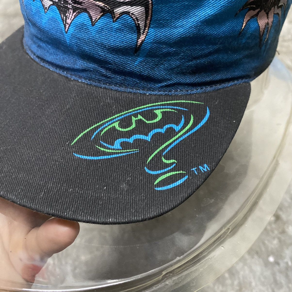 DC Comics VINTAGE 1995 DC COMICS BATMAN CAP YOUTH SIZE Size ONE SIZE - 3 Thumbnail