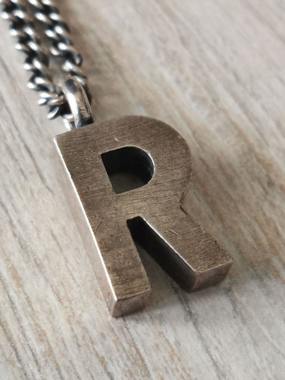 Raf Simons Raf Simons Redux R Silver Necklace Size ONE SIZE - 4 Thumbnail