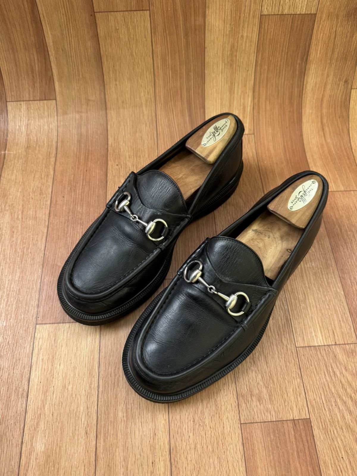 Gucci Gucci Horsebit Loafers platforms Size US 6.5 / EU 39-40 - 6 Thumbnail