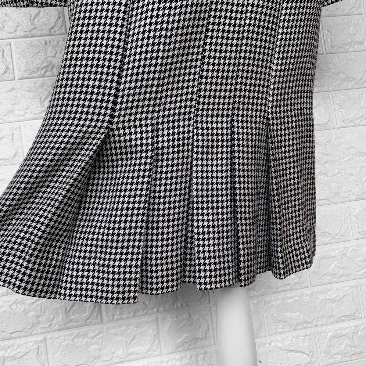 Max Mara Max Mara Checked Wool Long Coat Double Breasted Size S / US 4 / IT 40 - 13 Thumbnail