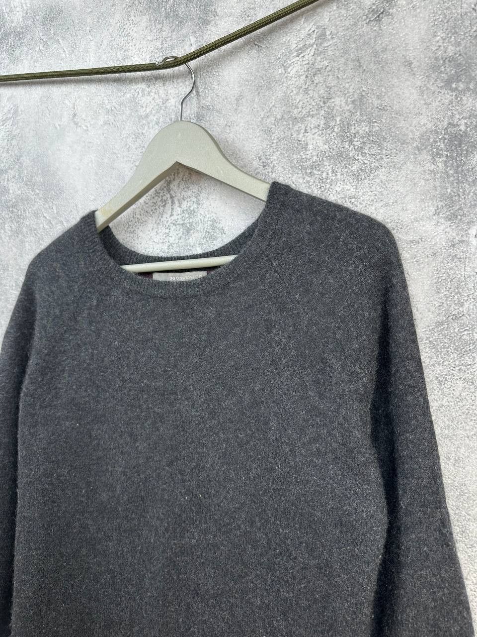 360Cashmere 360Cashmere Charcoal 100% Cashmere Heathered Sweater Relaxed Size S / US 4 / IT 40 - 5 Thumbnail