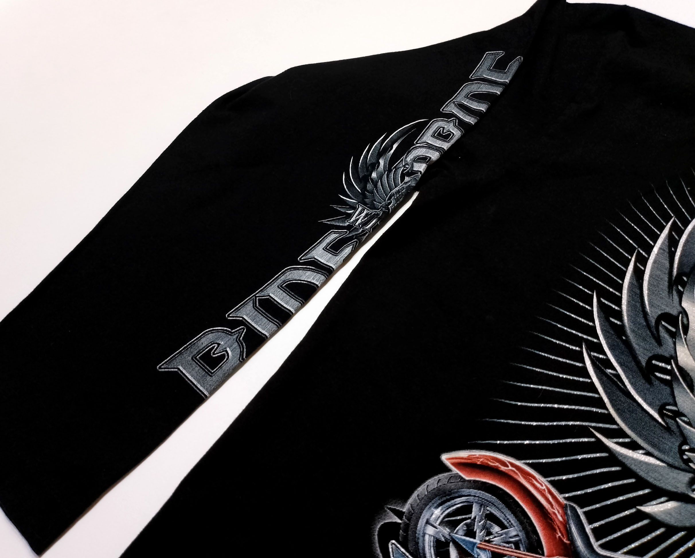 Other Vintage Ride with Pride Biker Long Sleeve T Shirt Rock Eagle Size US XL / EU 56 / 4 - 9 Thumbnail