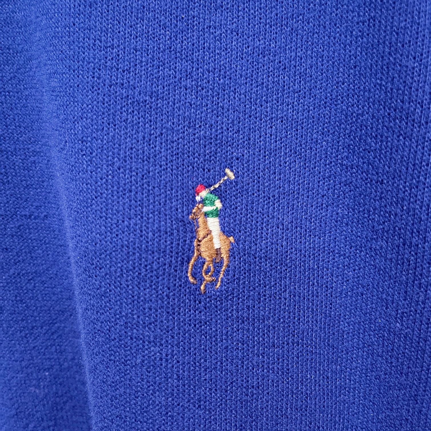 Polo Ralph Lauren POLO Ralph Lauren Estate Rib Zip Sweater Blue Cotton Mens L Size US L / EU 52-54 / 3 - 3 Thumbnail