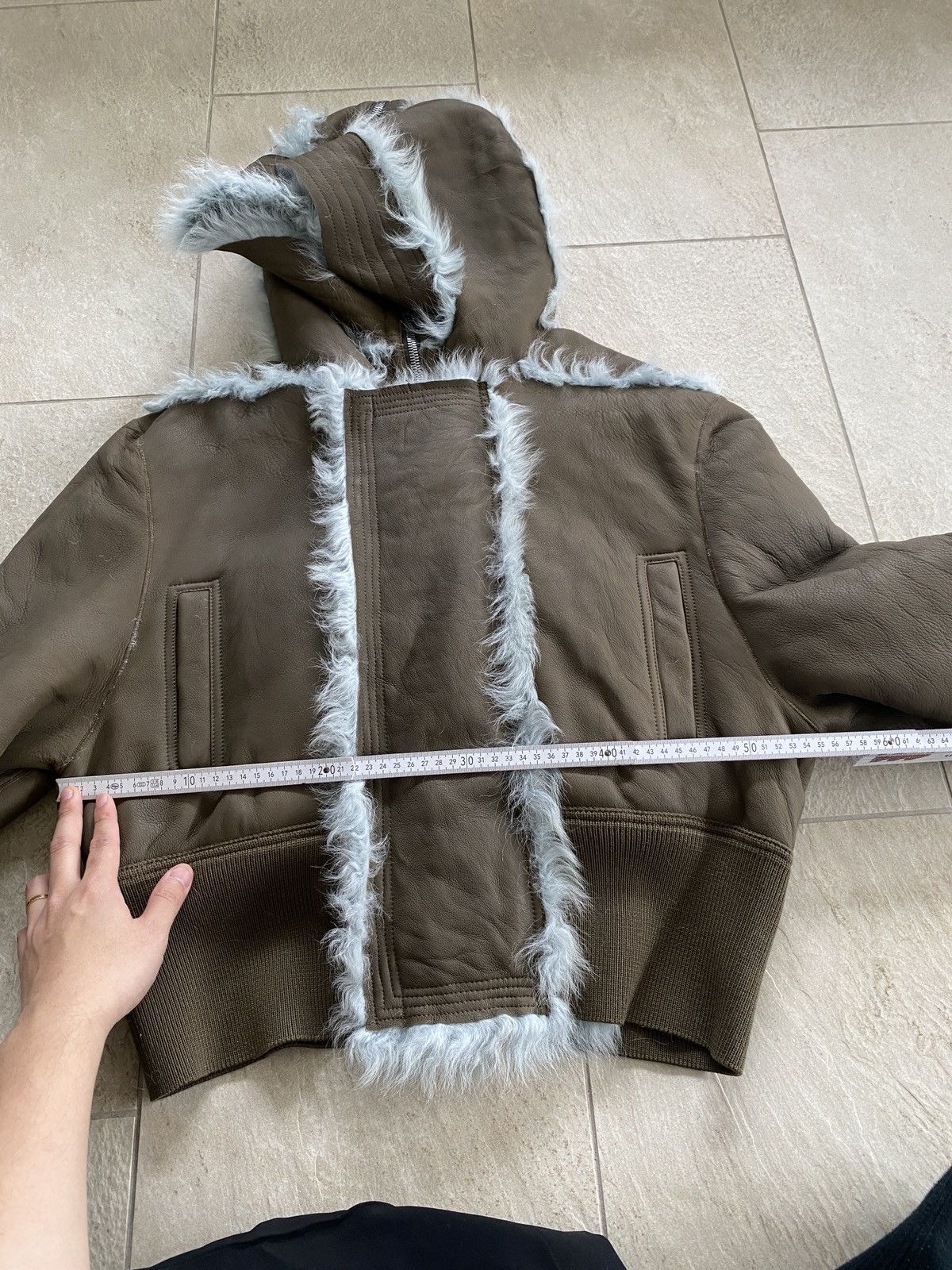 Rick Owens FW24 PORTERVILLE ALICE PARKA IN BLUE TOSCANA SHEARLING Size US M / EU 48-50 / 2 - 20 Thumbnail