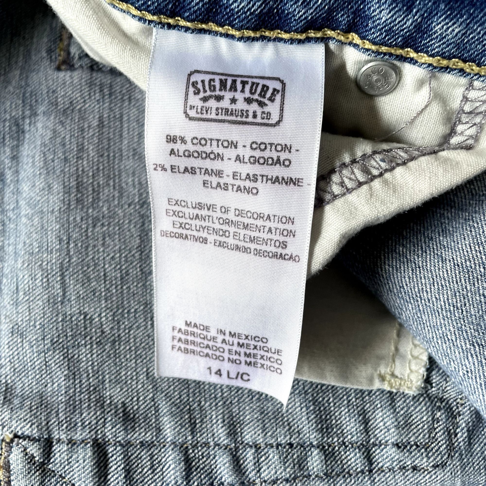 Levi's Womens Levi Stauss Blue Denim Jeans 14 Long Bootcut Pants u Size 36" / US 14 / IT 50 - 4 Thumbnail