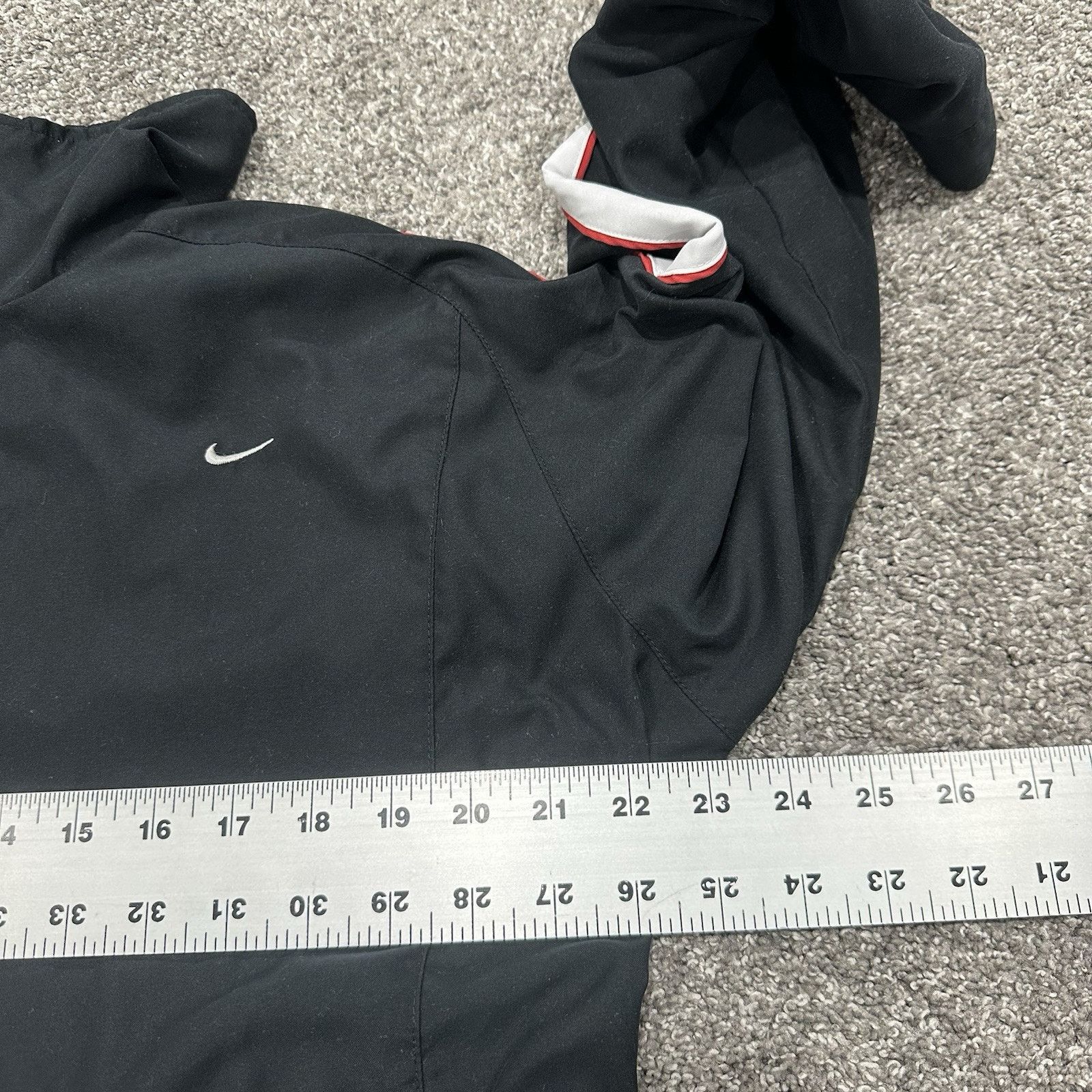 Nike Y2K Nike Jacket Mens XL Nylon Long Sleeve Miniature Swoosh Size US XL / EU 56 / 4 - 10 Thumbnail