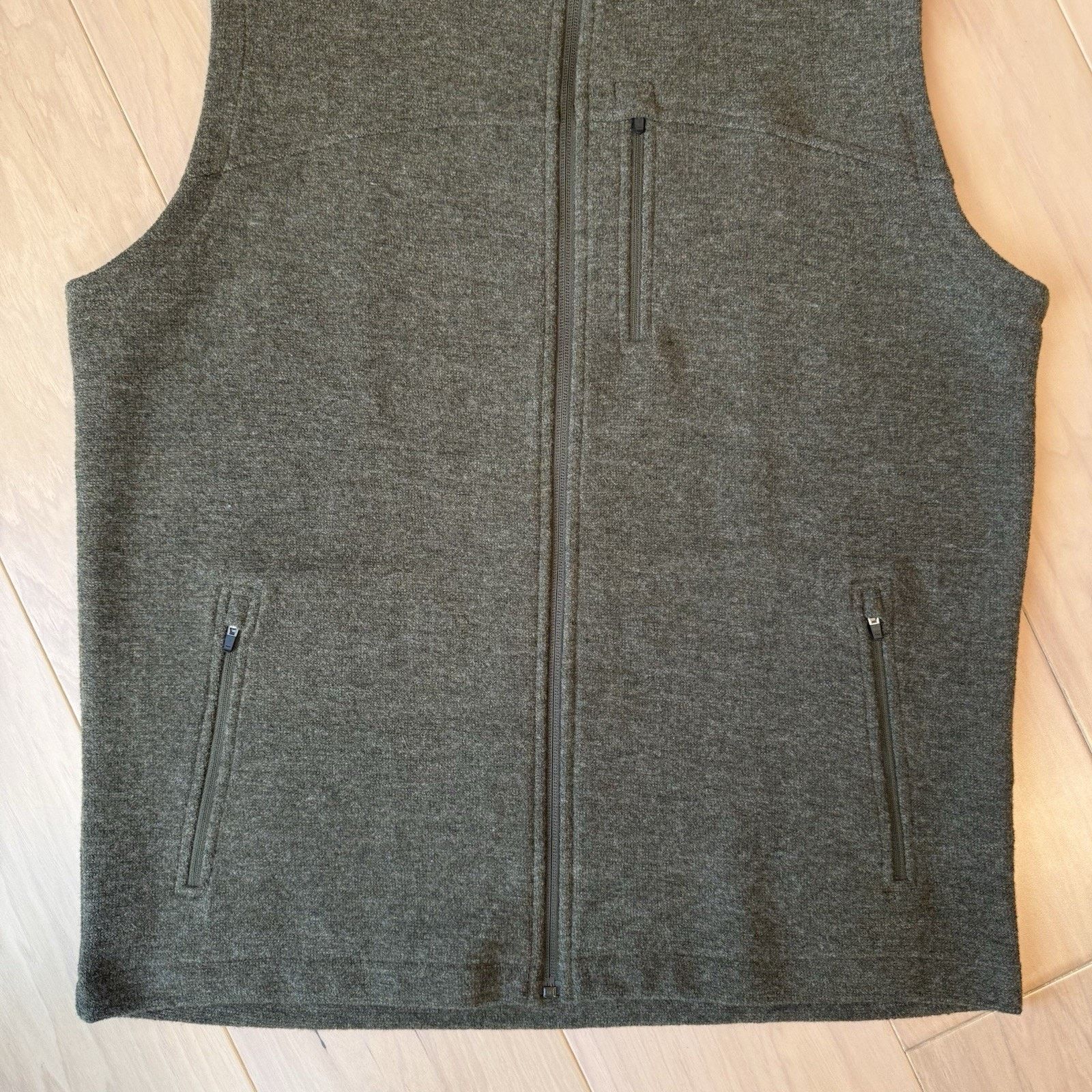 Ibex Ibex Shak Vest Large Green Full Zip Merino Wool Winter Size US L / EU 52-54 / 3 - 4 Thumbnail