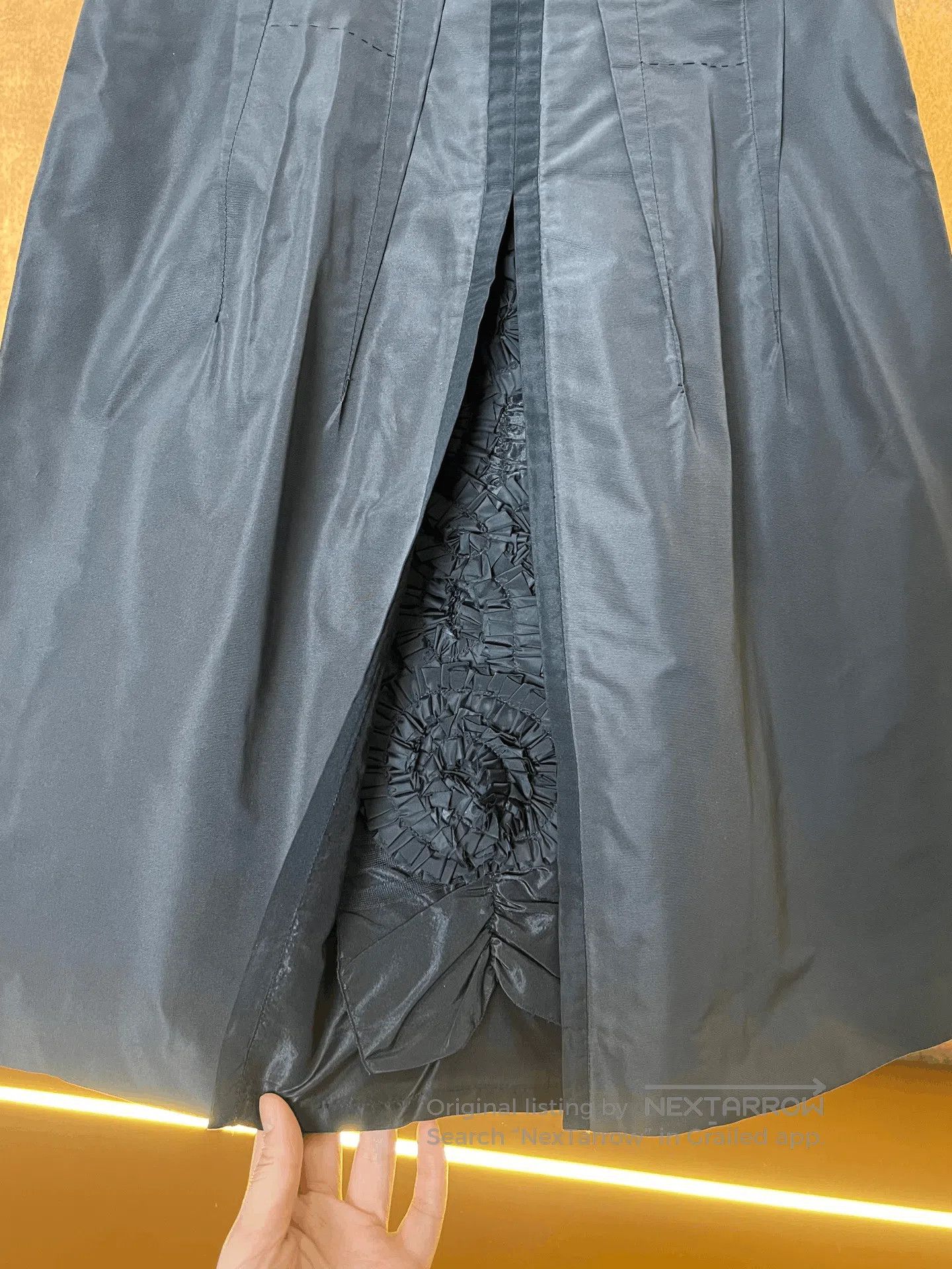Miu Miu Miumiu 3D Flower Skirt. Size 37" - 3 Thumbnail