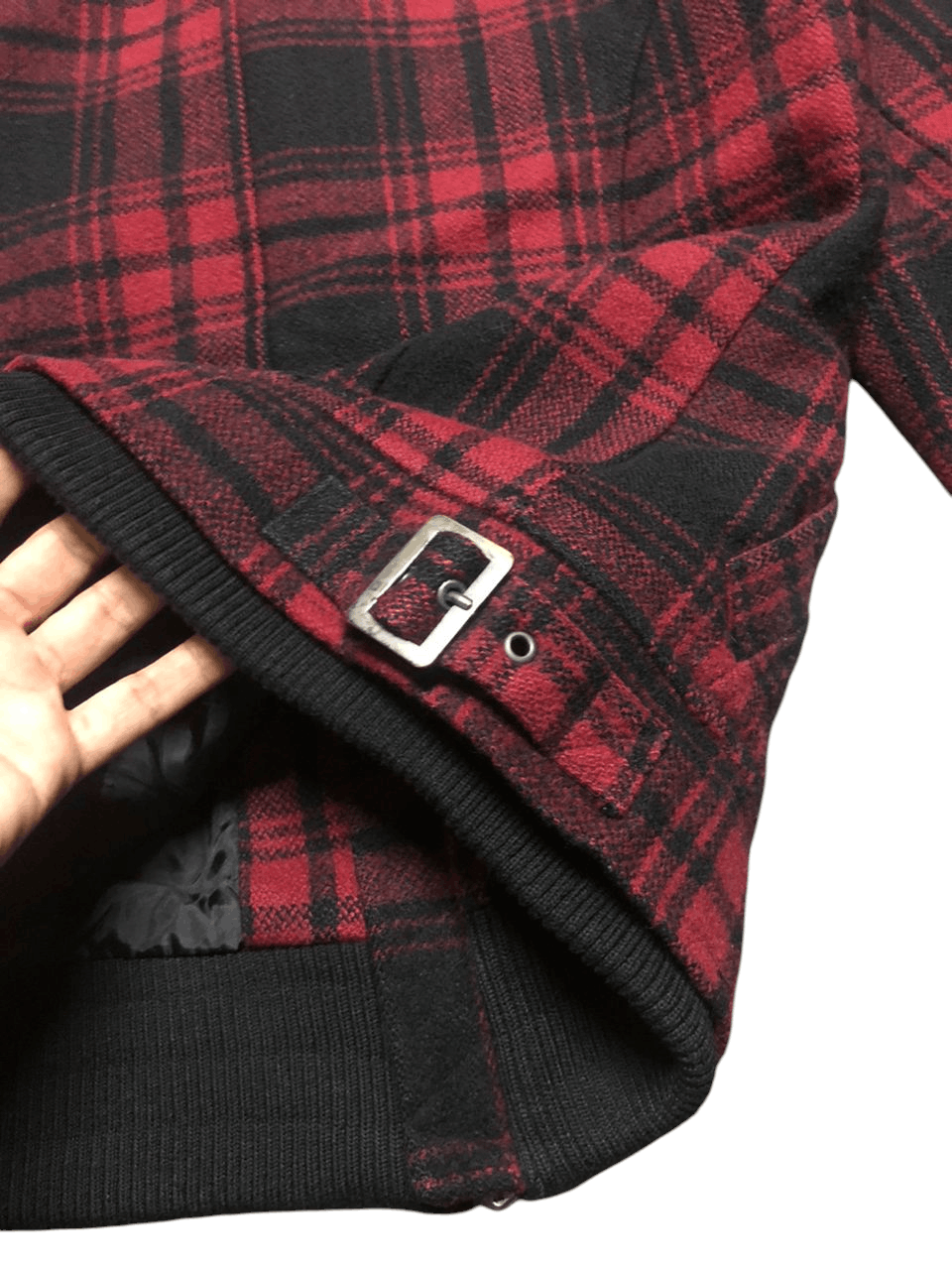 In The Attic In The Attic Plaid Peacock Zipper Jacket Wool Punk Style Size US M / EU 48-50 / 2 - 11 Thumbnail