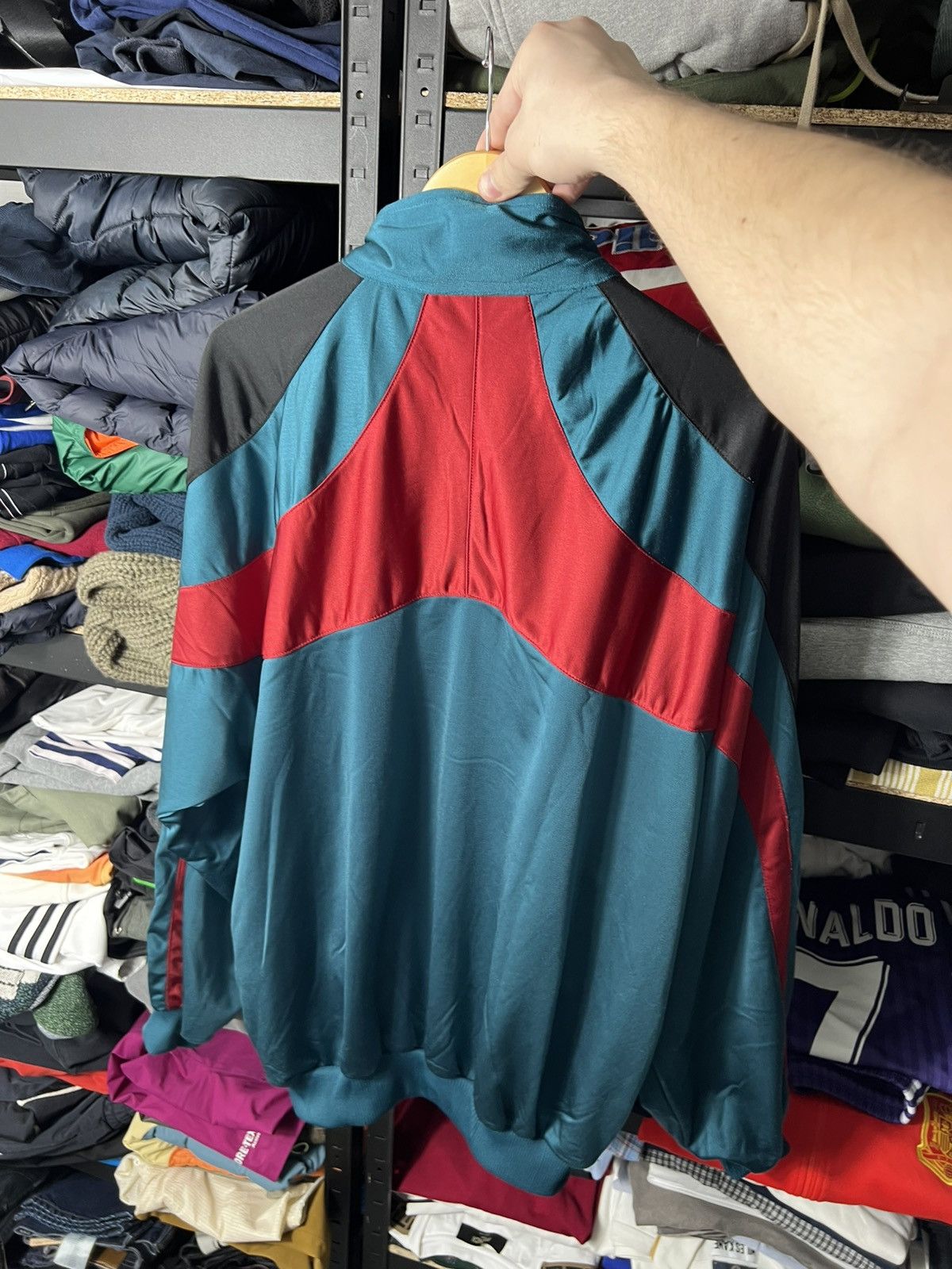 Adidas Vintage Adidas Equipment Track Jacket 90s Teal Red Size D7 Size US XL / EU 56 / 4 - 10 Thumbnail