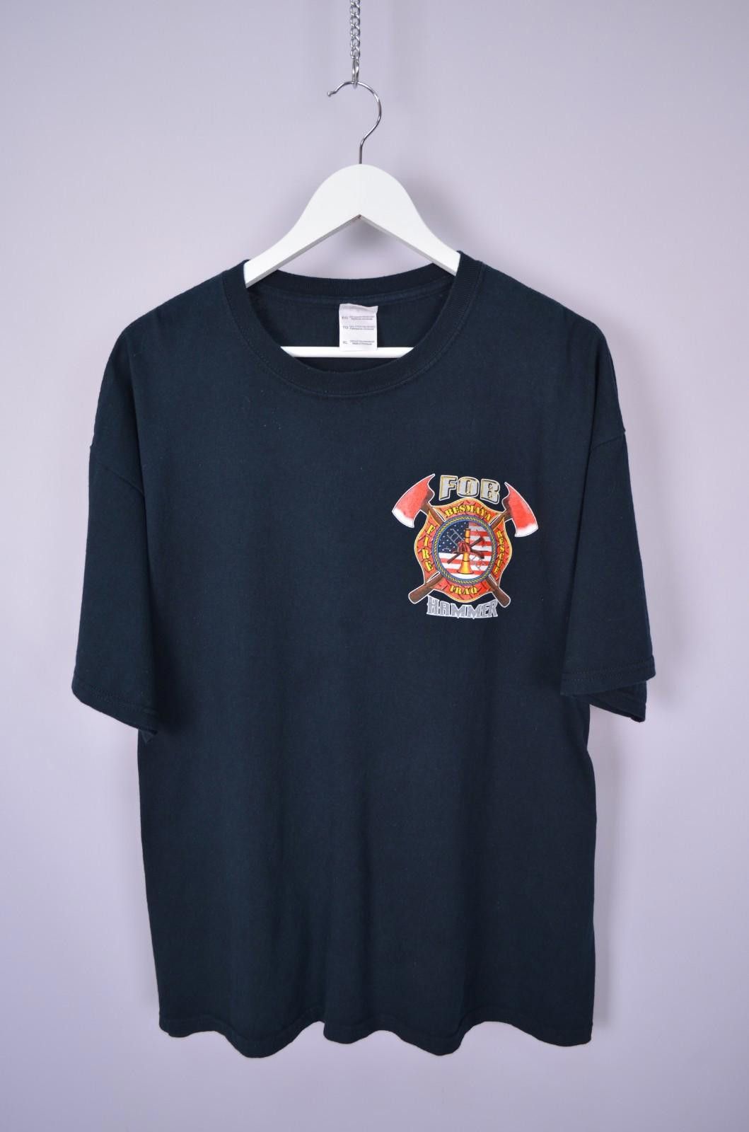 Gildan Hammer D11 Fire Rescue Besmaya Iraq FOB T Shirt Movie Sz XL Size US XL / EU 56 / 4 - 2 Thumbnail