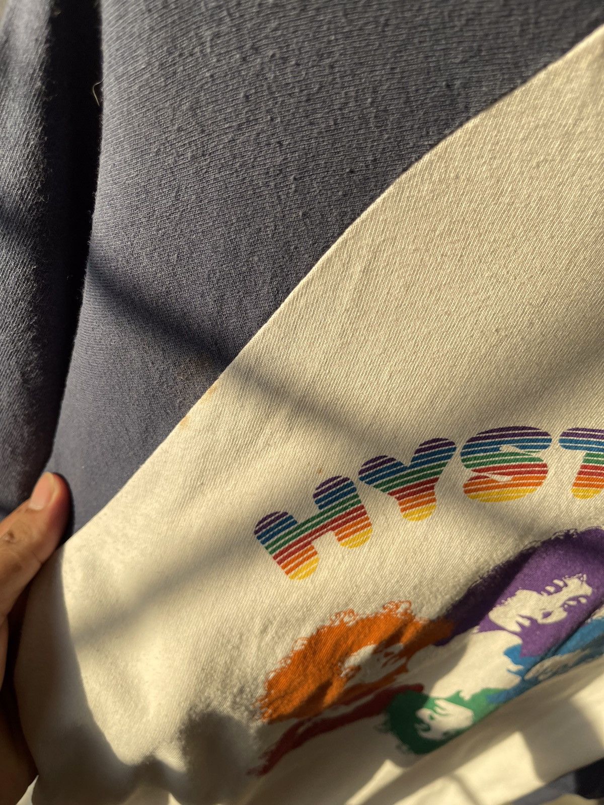 Hysteric Glamour 2000s Hysteric Glamour Raibow Logo Raglan Size US S / EU 44-46 / 1 - 7 Thumbnail
