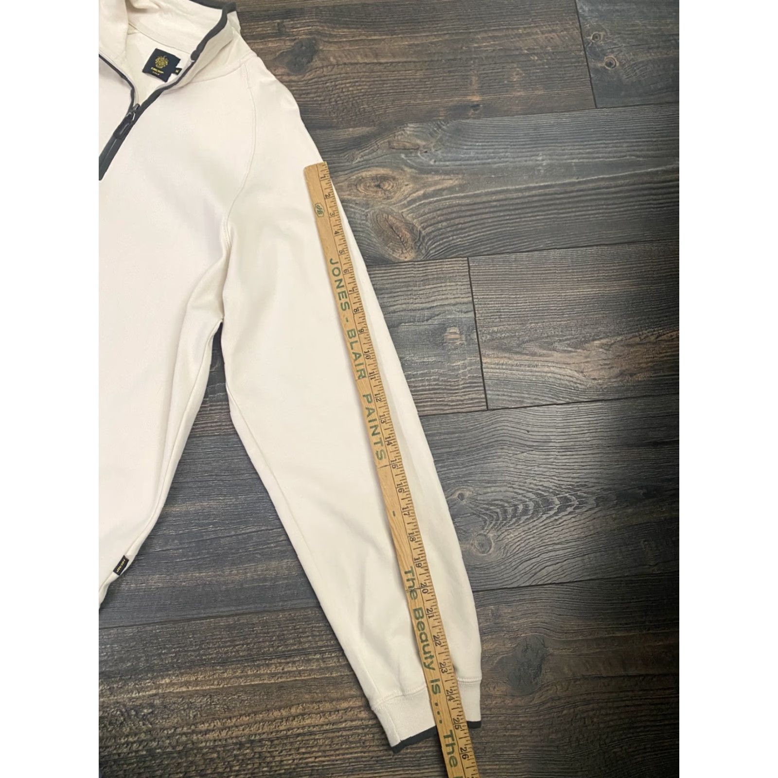 Vintage Trump Golf Quarter Zip Pullover Sweatshirt Ivory Men’s Size Medium fleece knit Mock Neck 1/4 Zip All Seasons Breathing Regular Mens Size US XL / EU 56 / 4 - 5 Thumbnail