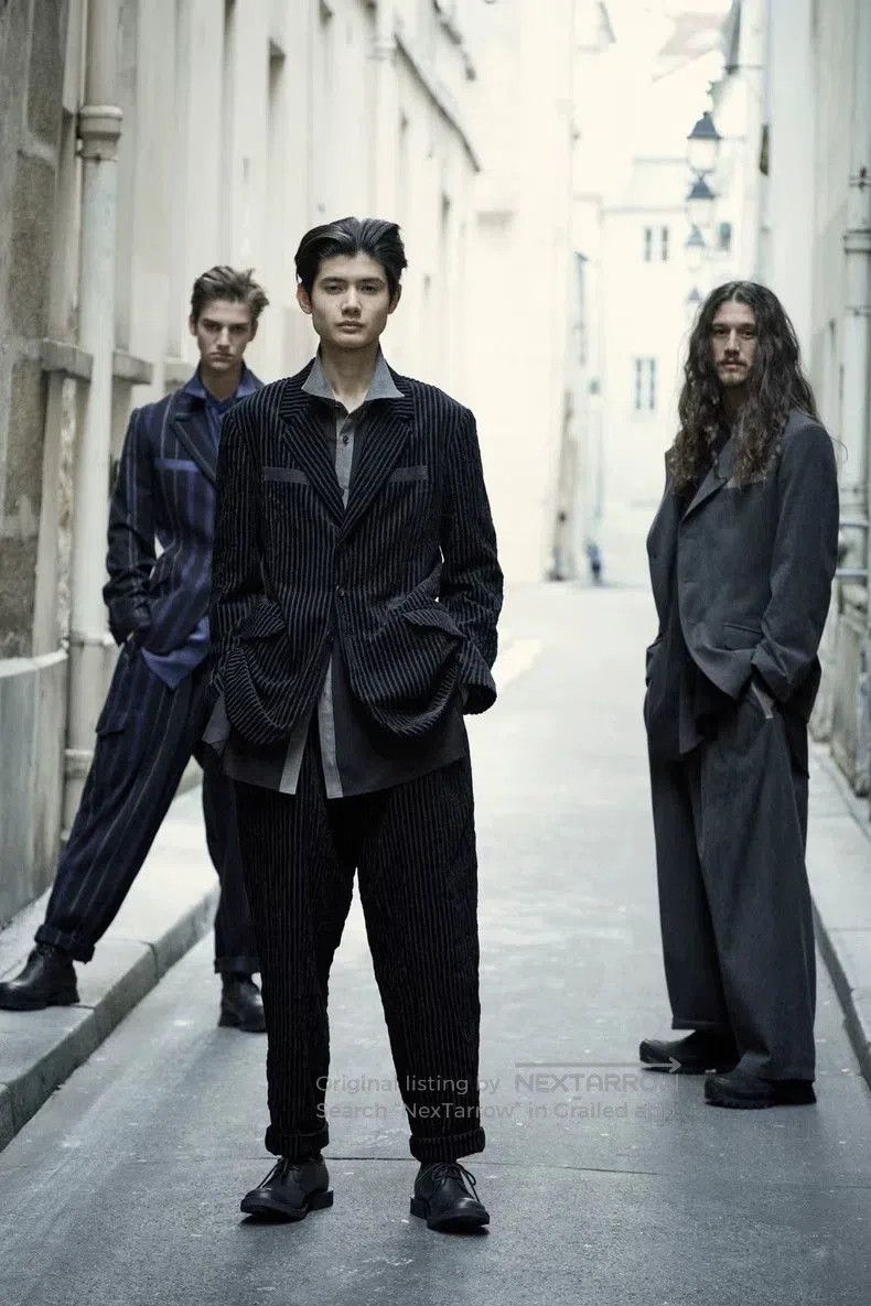 Yohji Yamamoto Yohji Yamamoto 23AW Stripe Blazer. Size US M / EU 48-50 / 2 - 2 Thumbnail